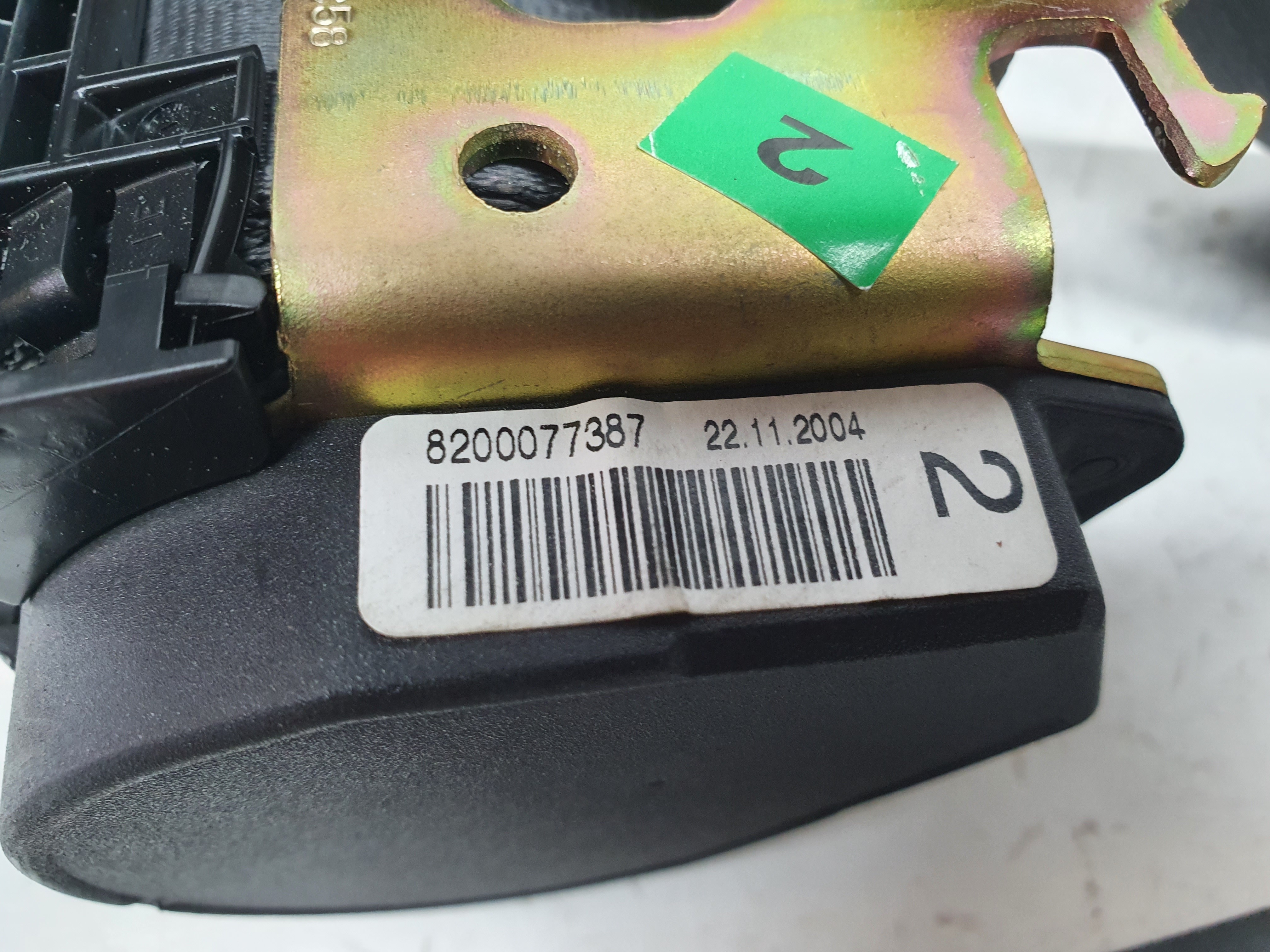 Right rear seatbelt RENAULT Megane II CC (EM0/1_) Imagem-2