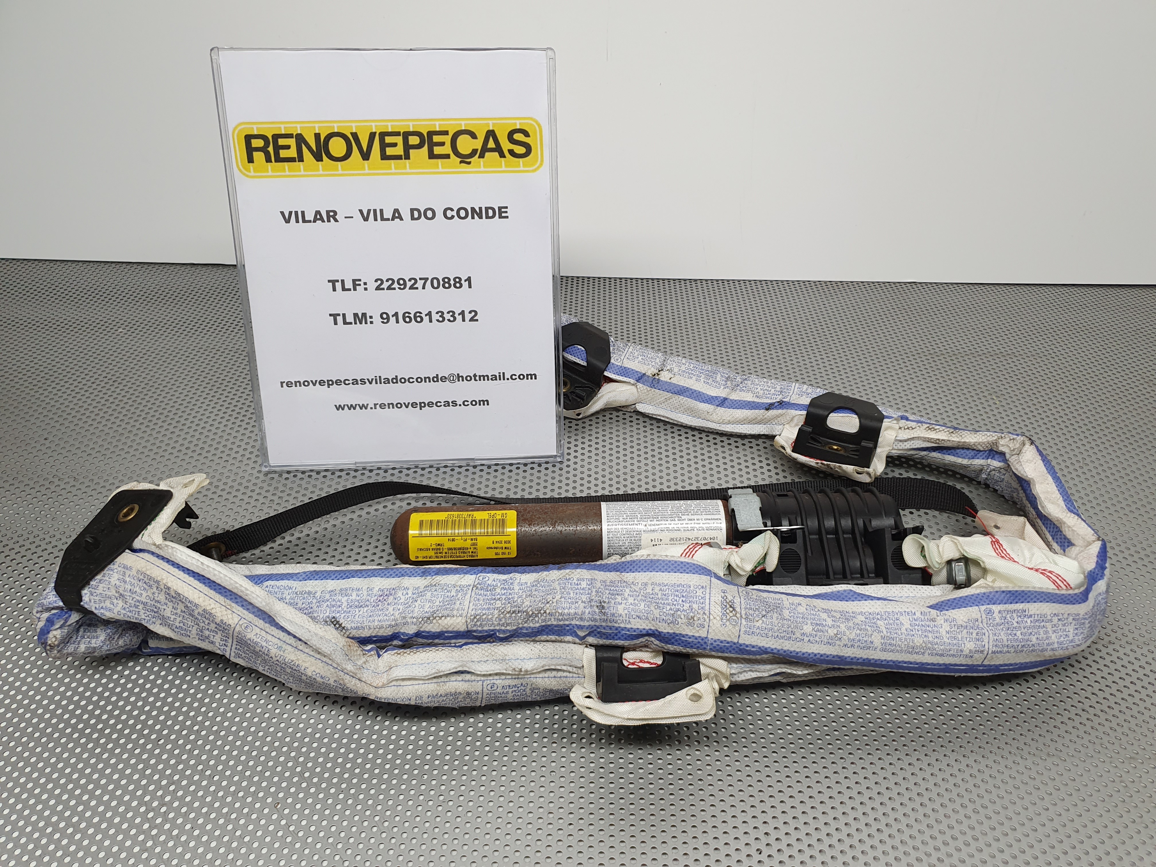 Airbag cortina direito OPEL Corsa D