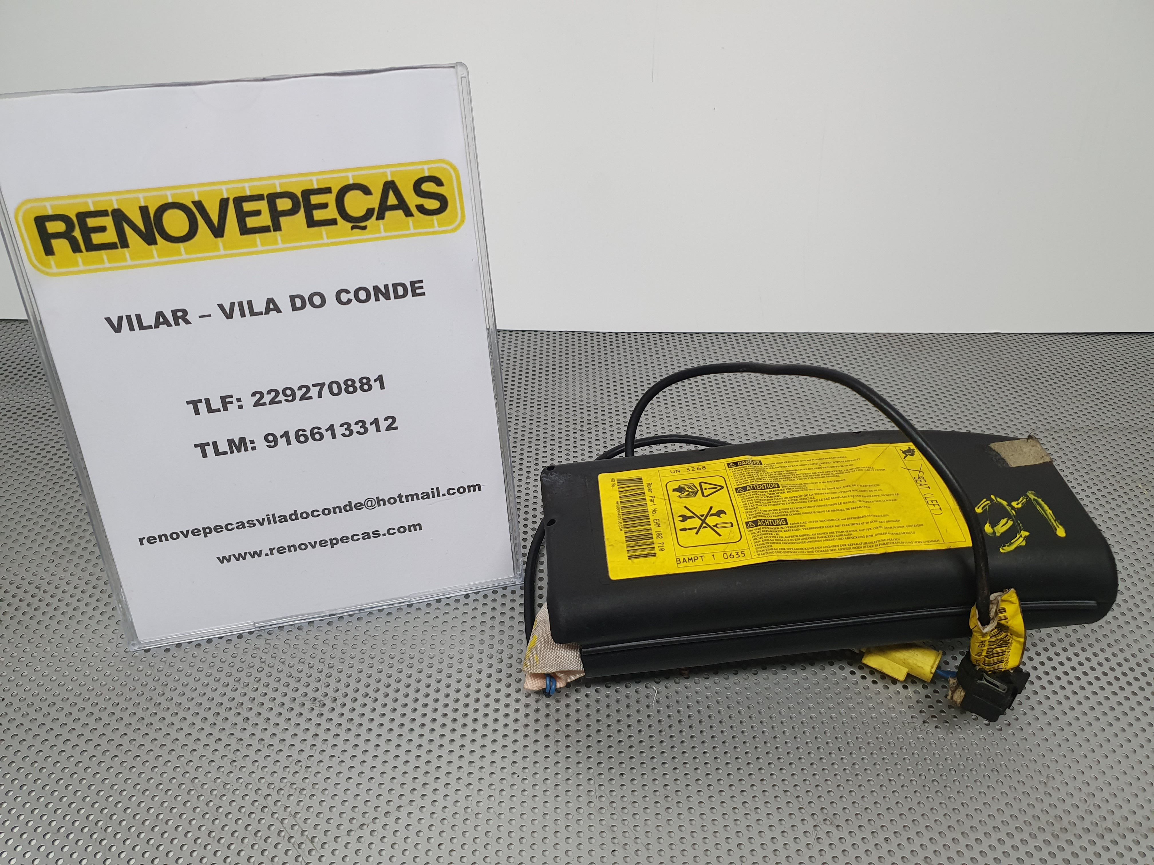 Airbag banco esquerdo ROVER 45 Sedan (RT)