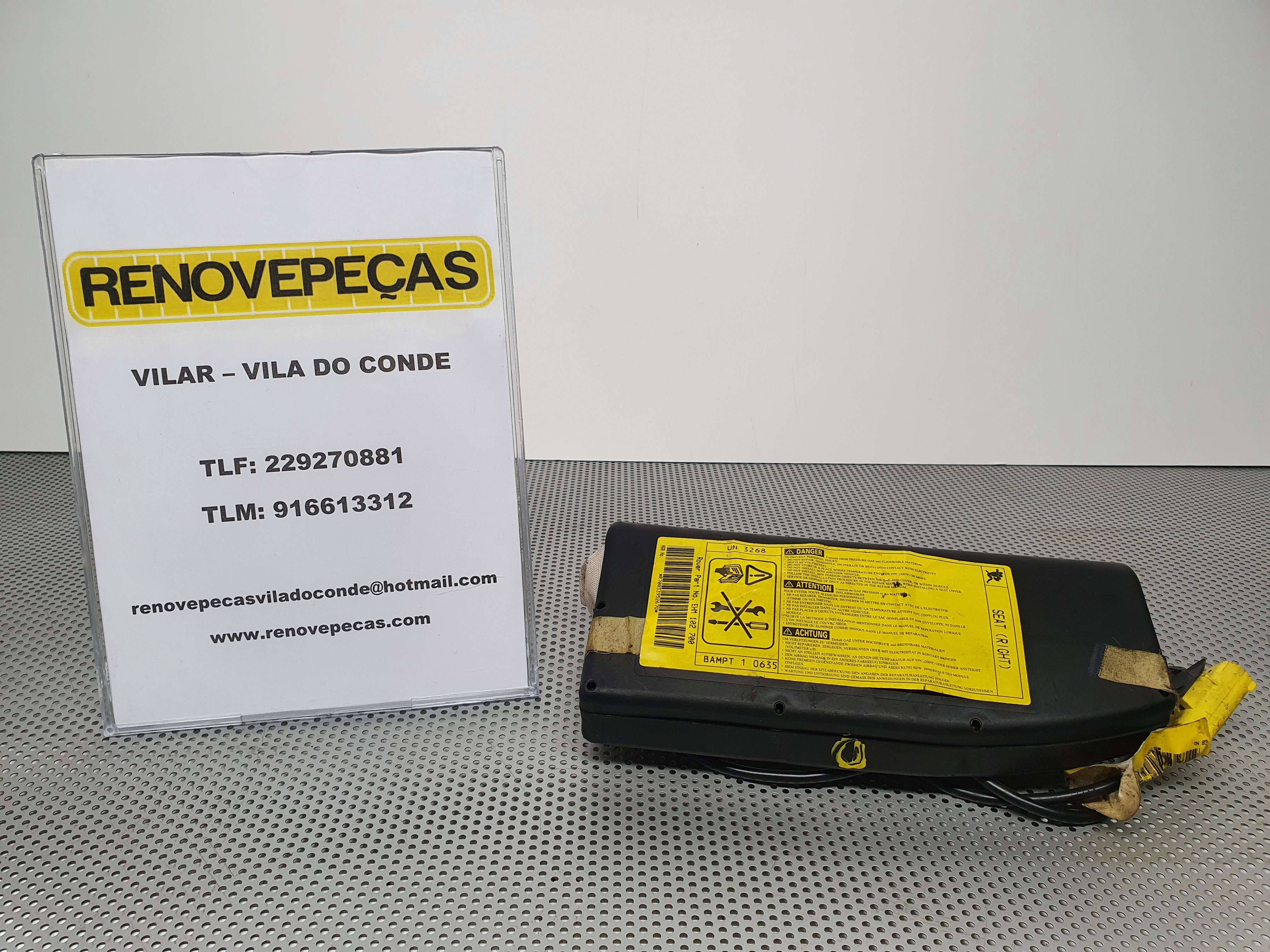 Airbag banco direito ROVER 45 Sedan (RT)