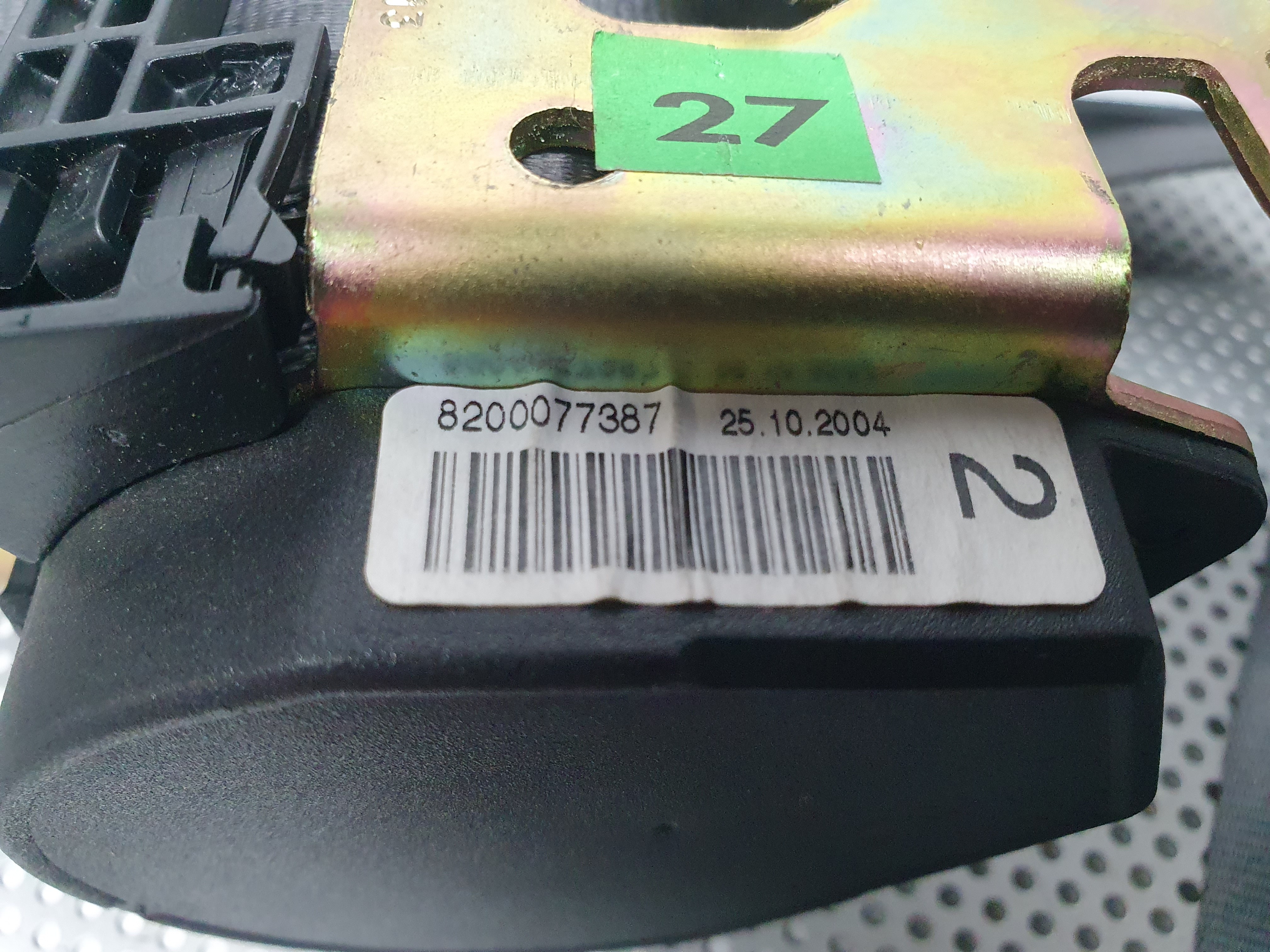 Left rear seatbelt RENAULT Megane II CC (EM0/1_) Imagem-5