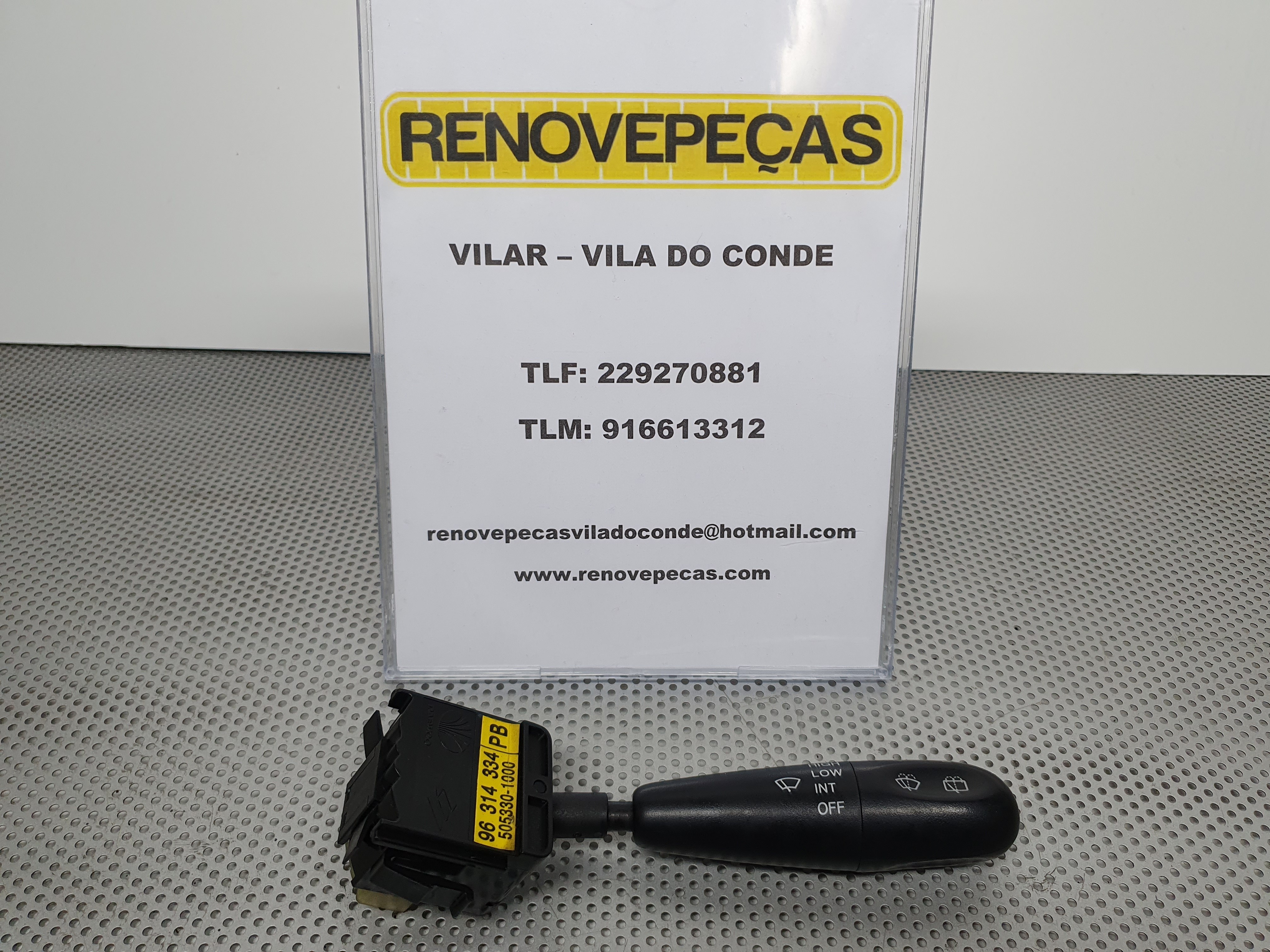 Conjunto / manetes de luzes e limpa vidros DAEWOO Matiz (M100, M150)