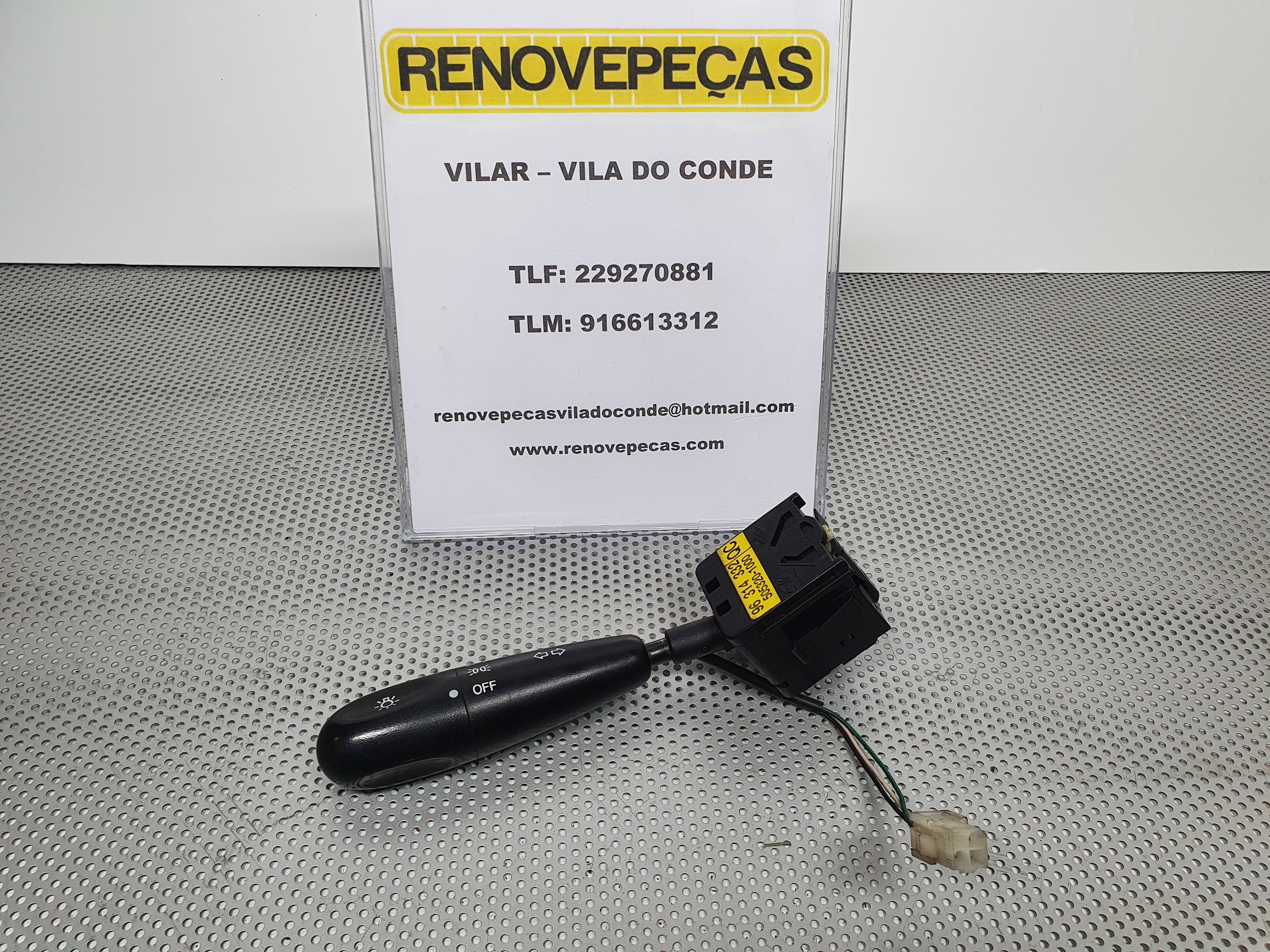 Conjunto / manetes de luzes e limpa vidros DAEWOO Matiz (M100, M150)
