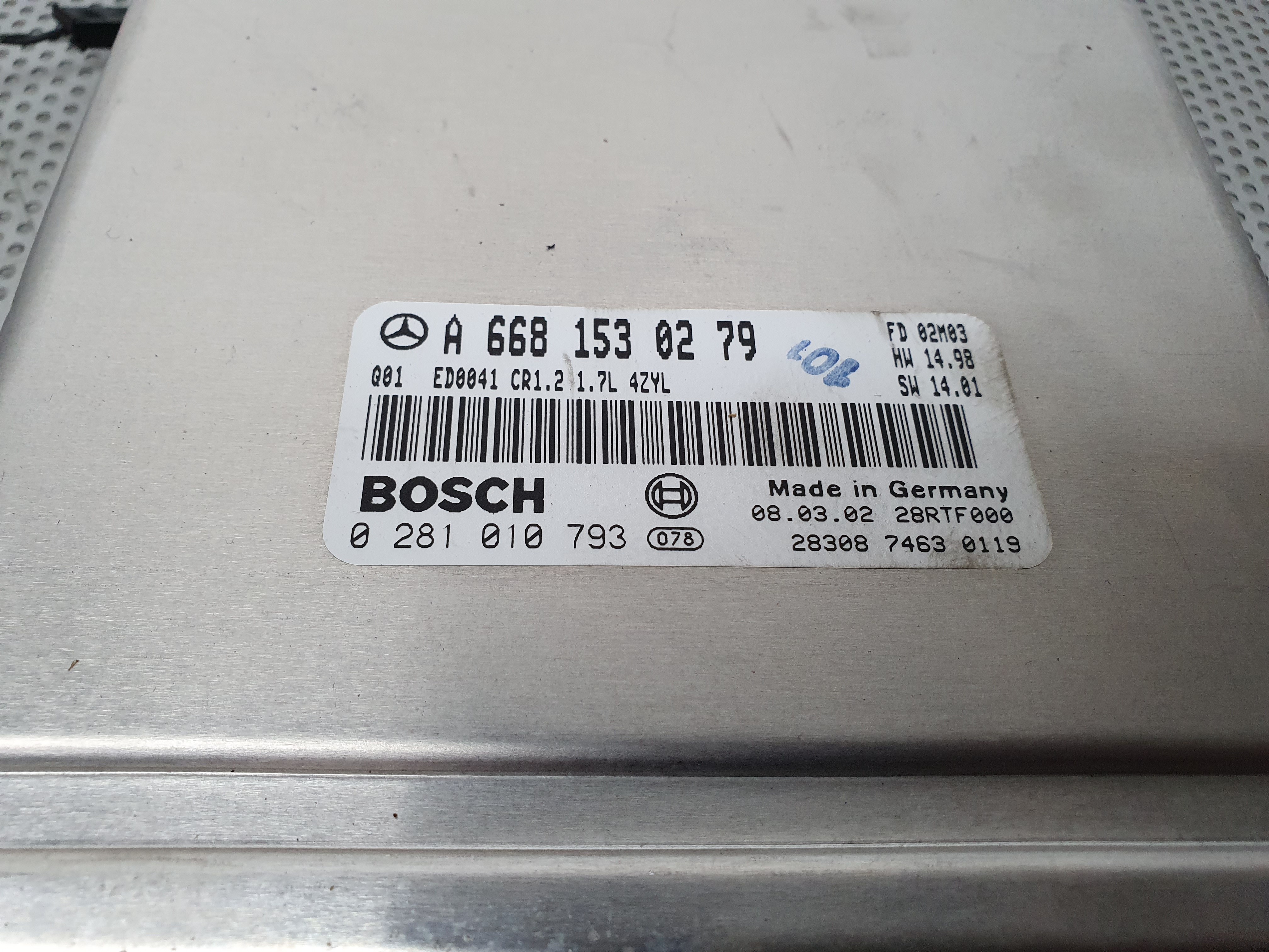 Kit imobilizador MERCEDES-BENZ Classe A (W168) Imagem-1