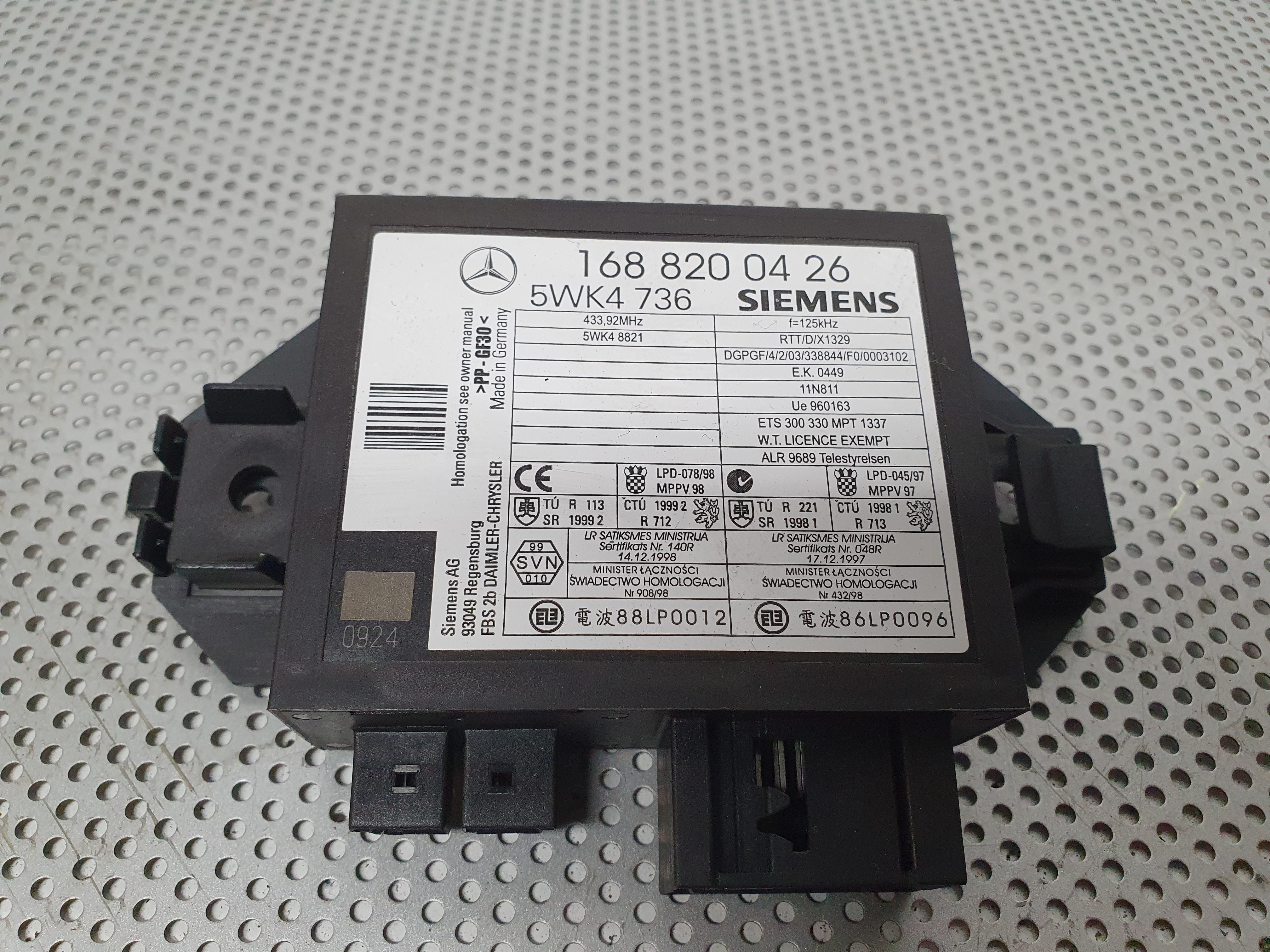 Kit imobilizador MERCEDES-BENZ Classe A (W168) Imagem-3