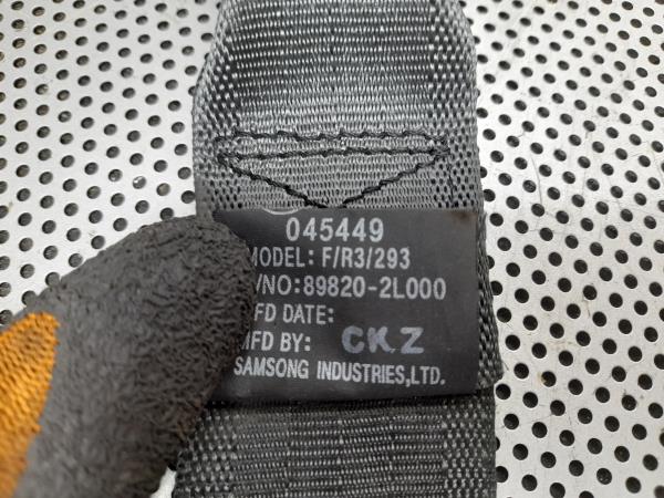 Right rear seatbelt HYUNDAI i30 (FD) Imagem-4