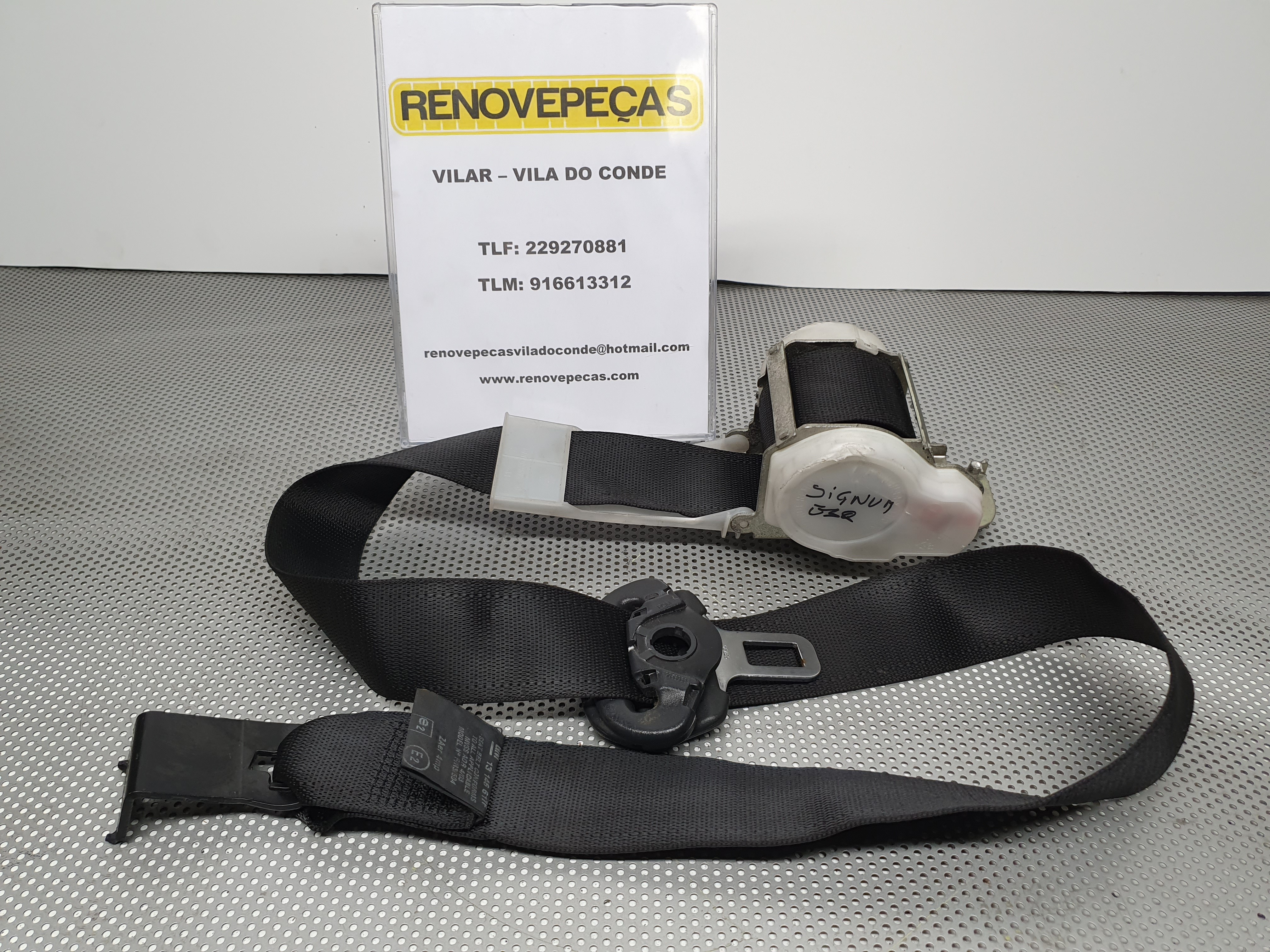 Cinturón delantero izquierdo OPEL Signum