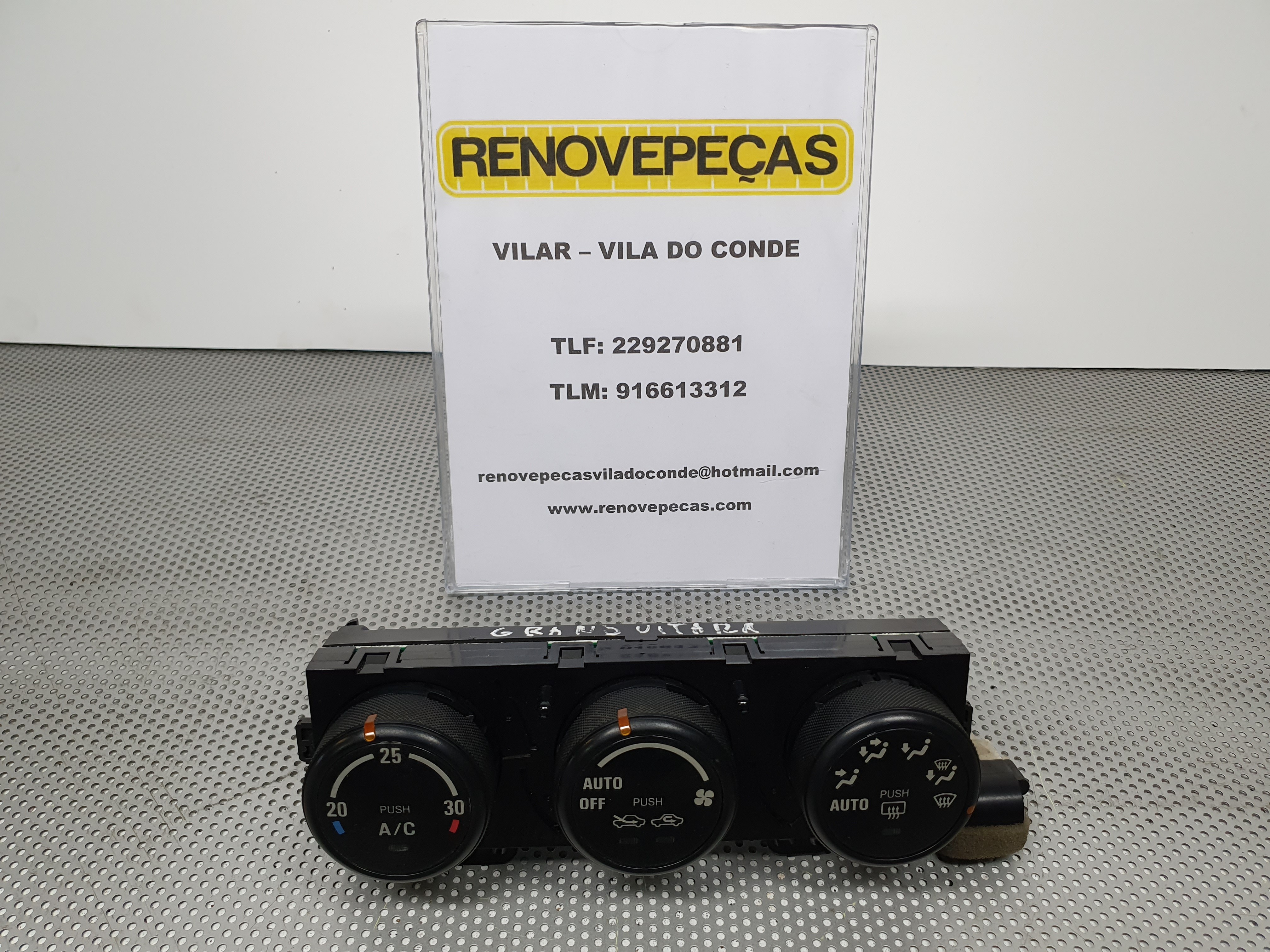 Comando chauffage / sofagem SUZUKI Grand Vitara II (JT, TE, TD)