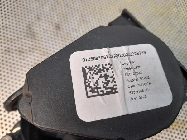 Right rear seatbelt FIAT Tipo Hatchback (357_) Imagem-3