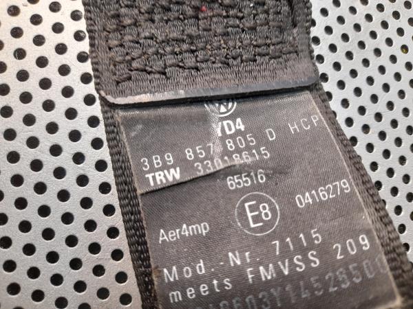 Left rear seatbelt VOLKSWAGEN Passat Variant (3B6) Imagem-6
