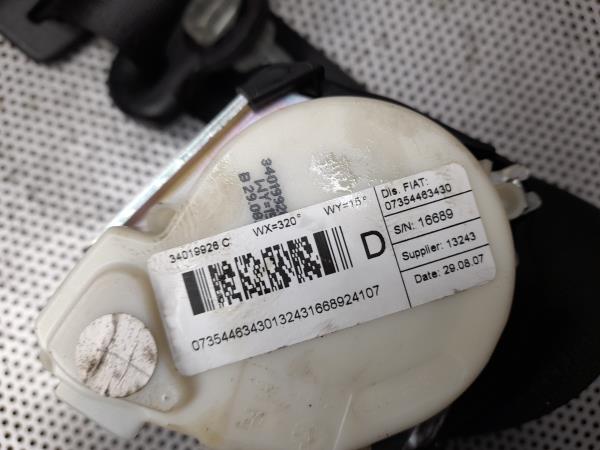 Right rear seatbelt FIAT Bravo II (198_) Imagem-4