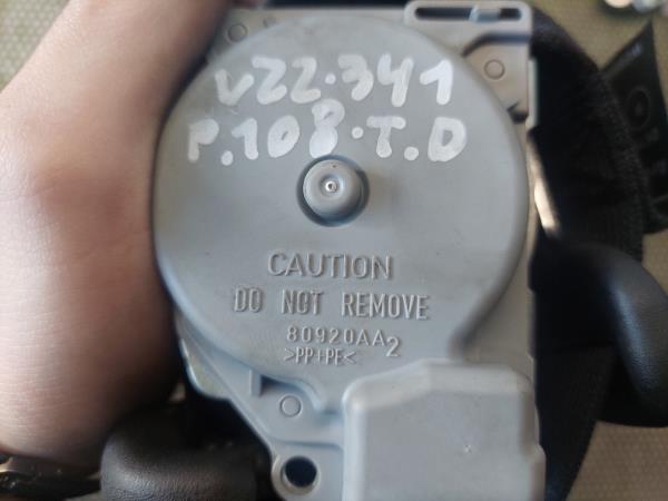 Right rear seatbelt PEUGEOT 108 Imagem-1