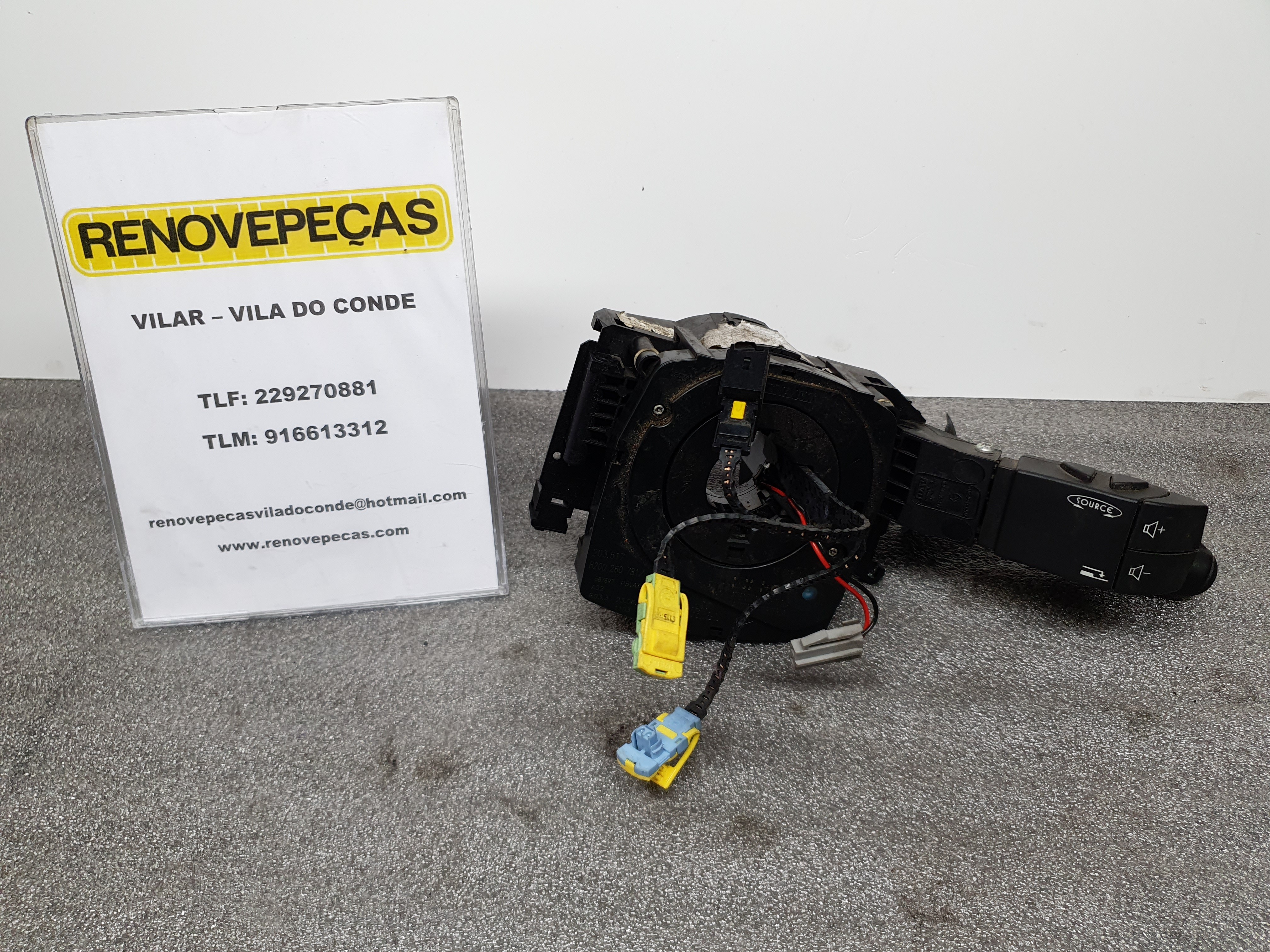 Conjunto / manetes de luzes e limpa vidros RENAULT Laguna II Break (KG0/1_)