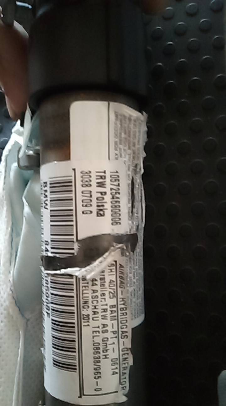 Airbag cortina esquerdo BMW 3 Touring (E91) Imagem-1 Airbag cortina esquerdo BMW 3 Touring (E91) Imagem-1