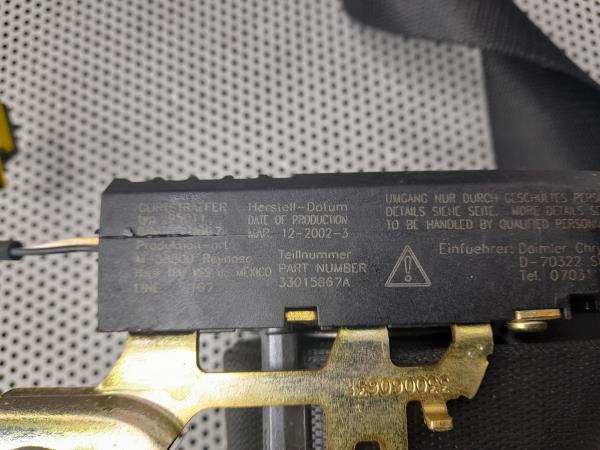Right rear seatbelt MERCEDES-BENZ Classe M (W163) Imagem-4