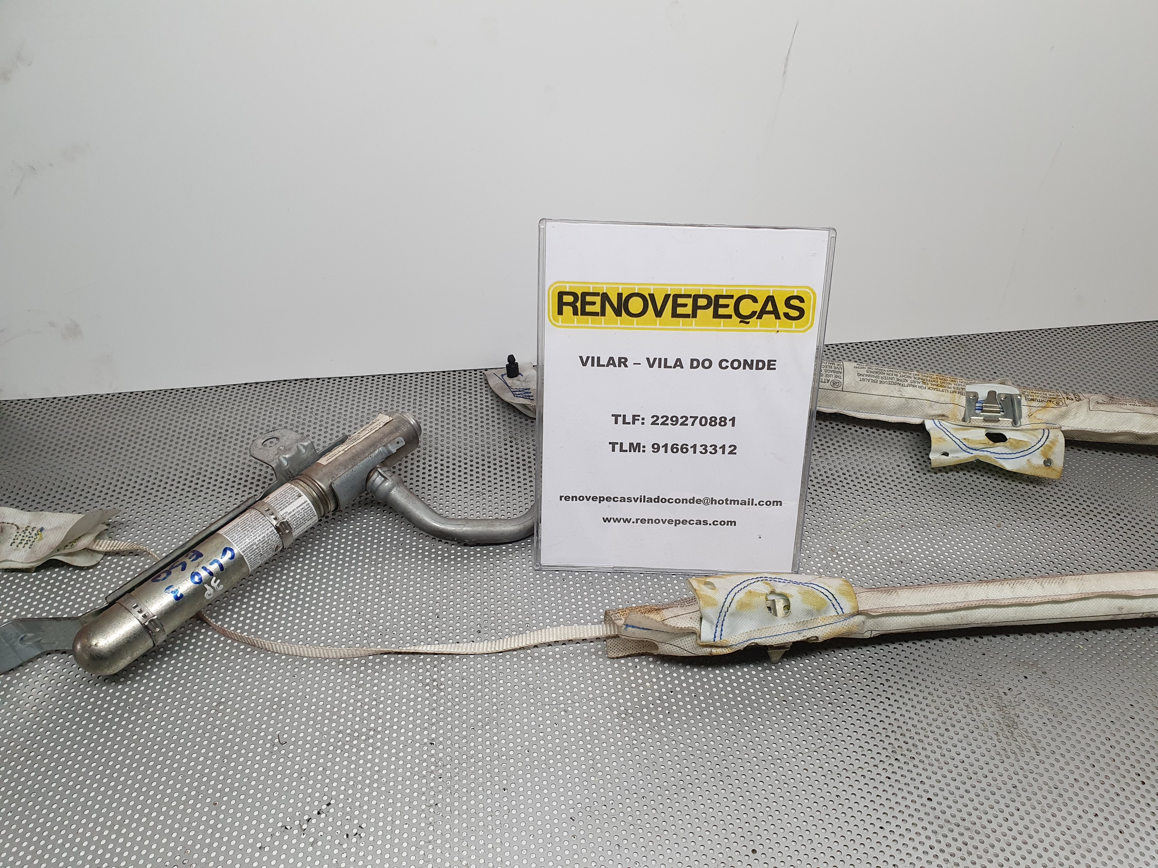 Airbag cortina esquerdo RENAULT Clio III (BR0/1, CR0/1)