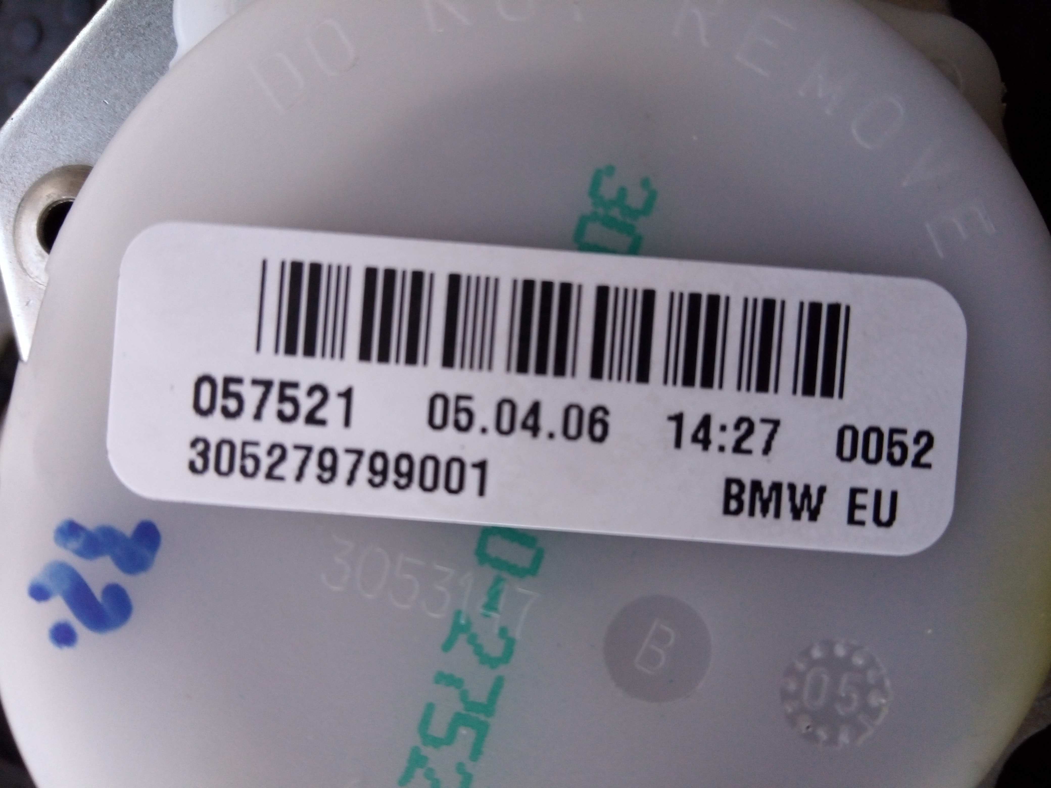 Right rear seatbelt BMW 3 (E90) Imagem-2