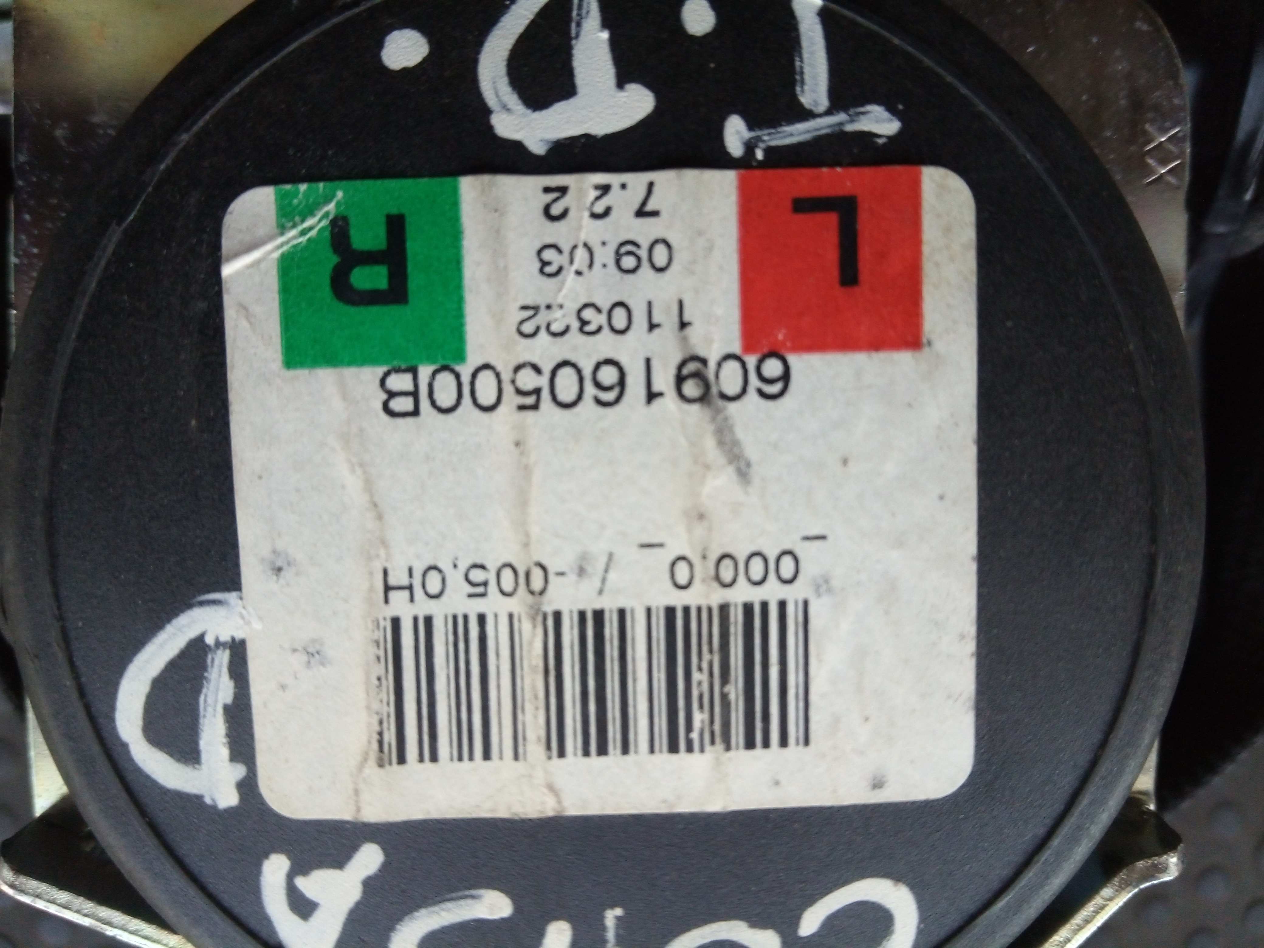 Right rear seatbelt OPEL Corsa D Imagem-1