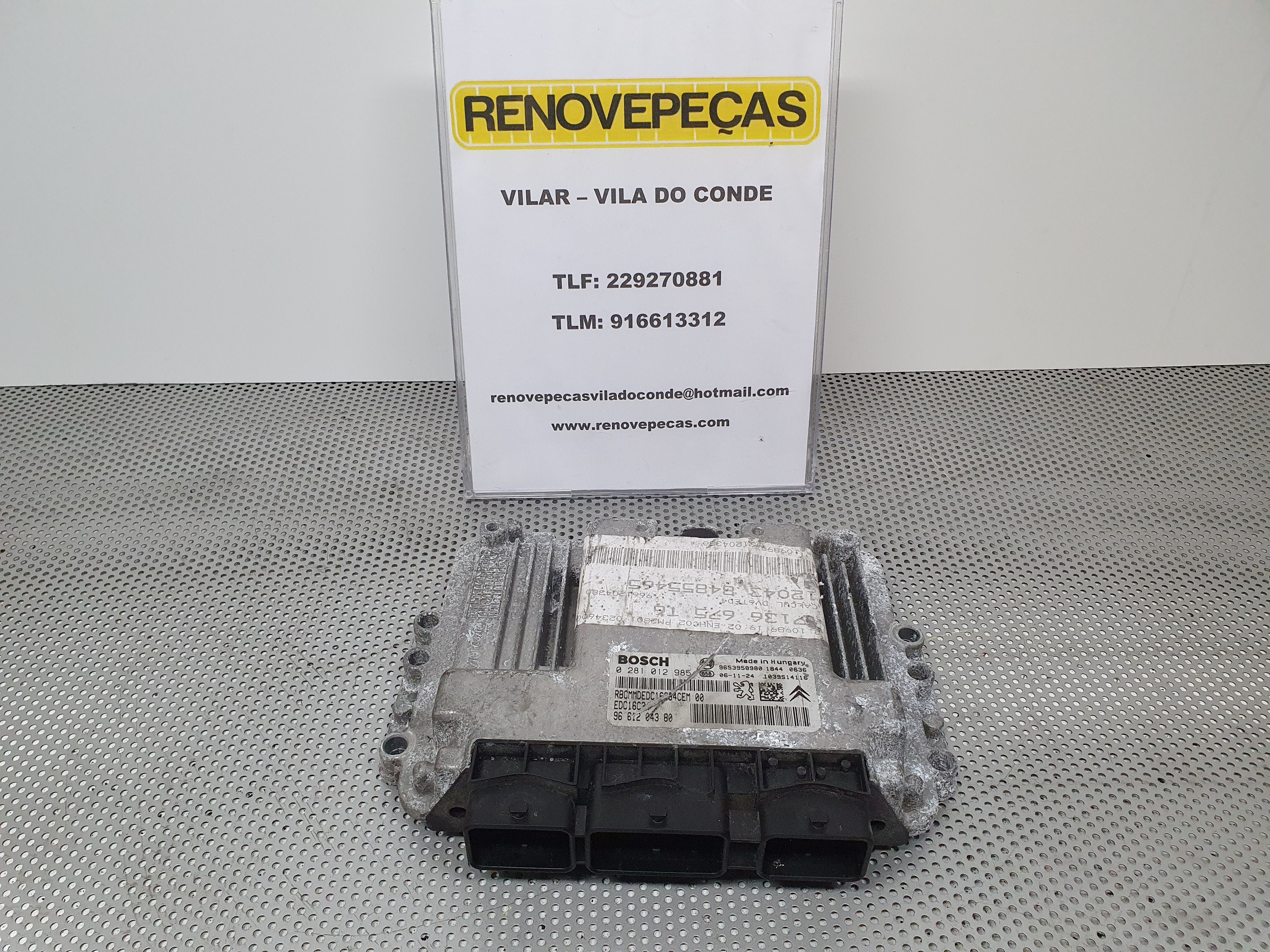 Centralina motor / ECU PEUGEOT 307 Break (3E) Imagem-0 Centralina motor / ECU PEUGEOT 307 Break (3E) Imagem-0
