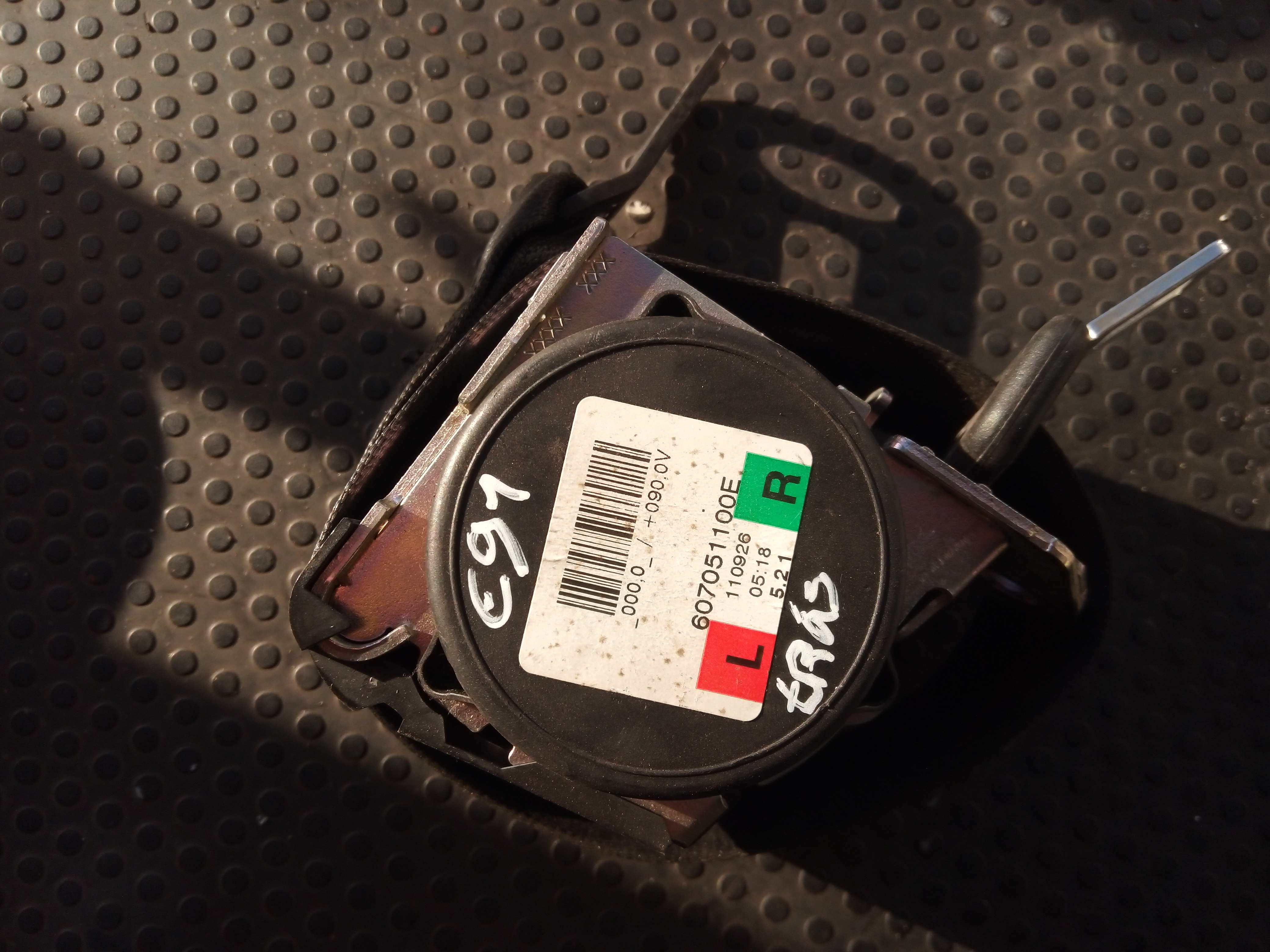 Left rear seatbelt BMW 3 Touring (E91)