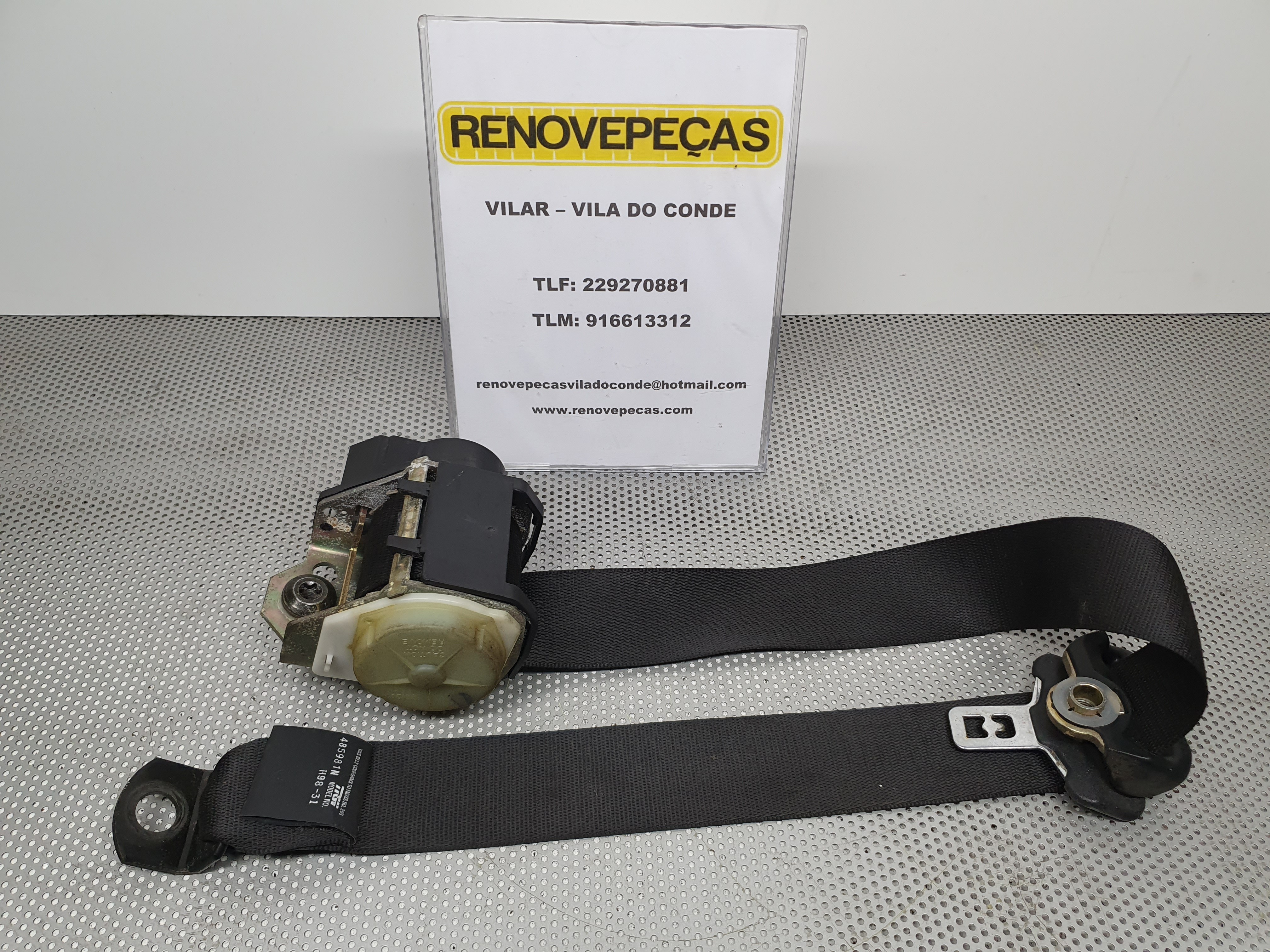 Left rear seatbelt MERCEDES-BENZ Classe M (W163)