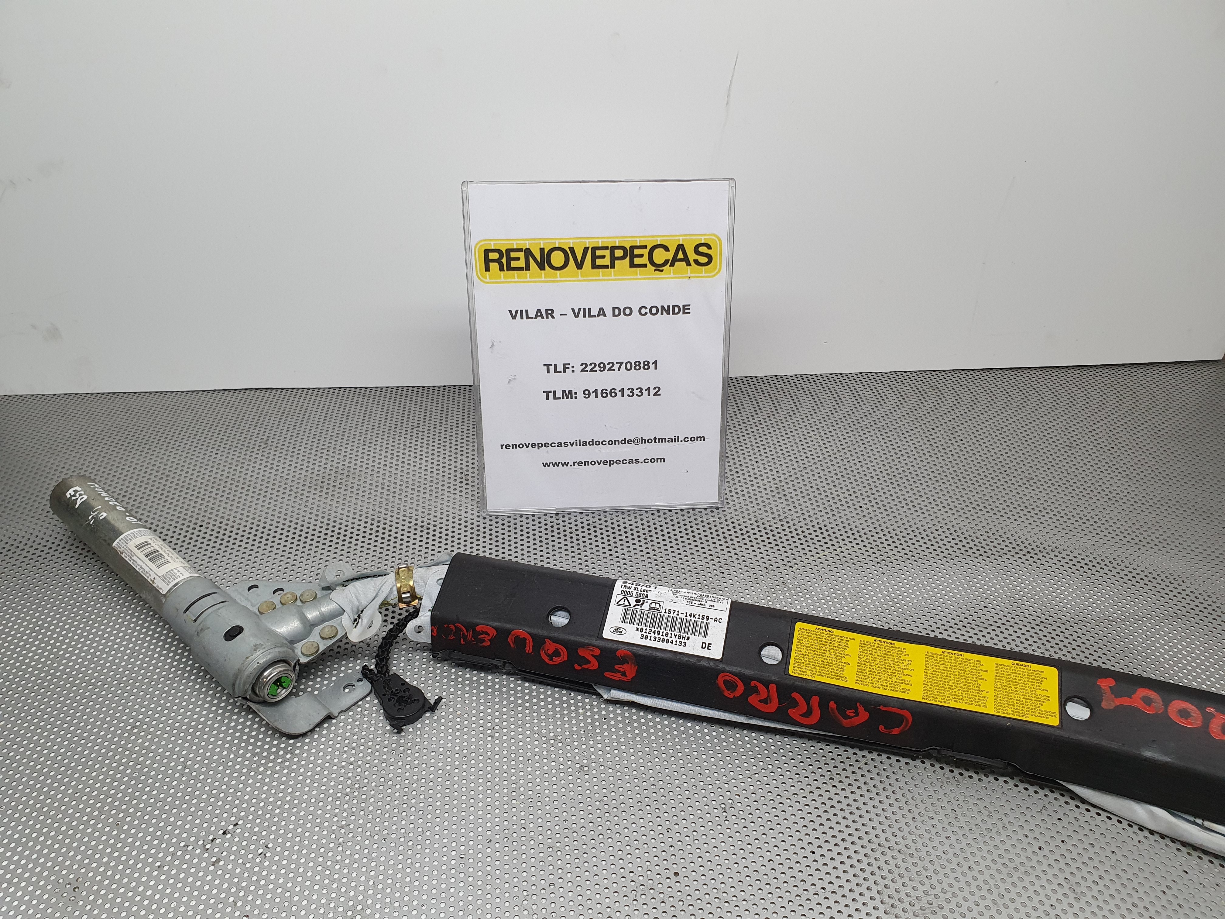 Airbag cortina esquerdo FORD Mondeo III (B5Y)