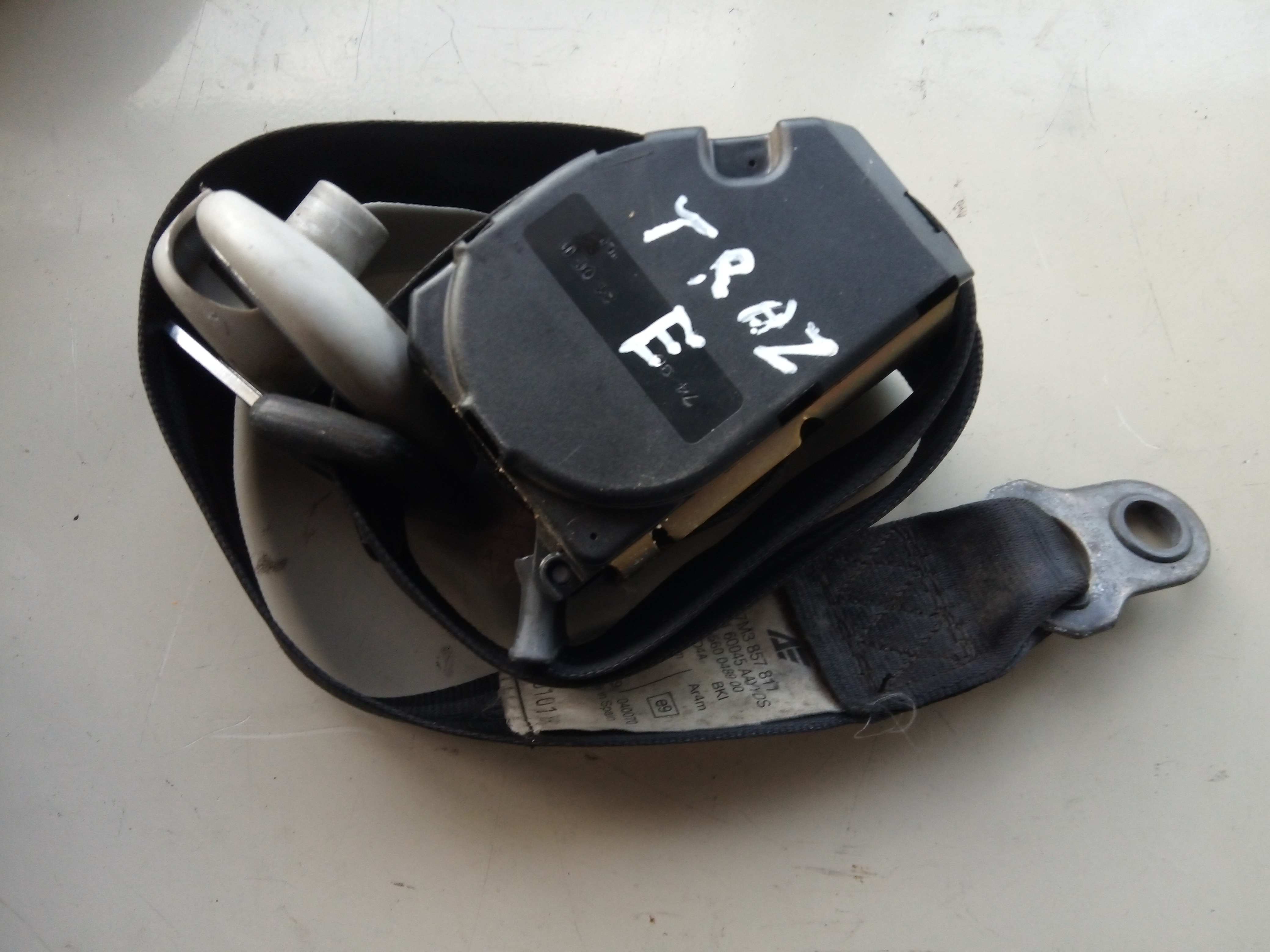 Left rear seatbelt VOLKSWAGEN Sharan (7M) Imagem-1