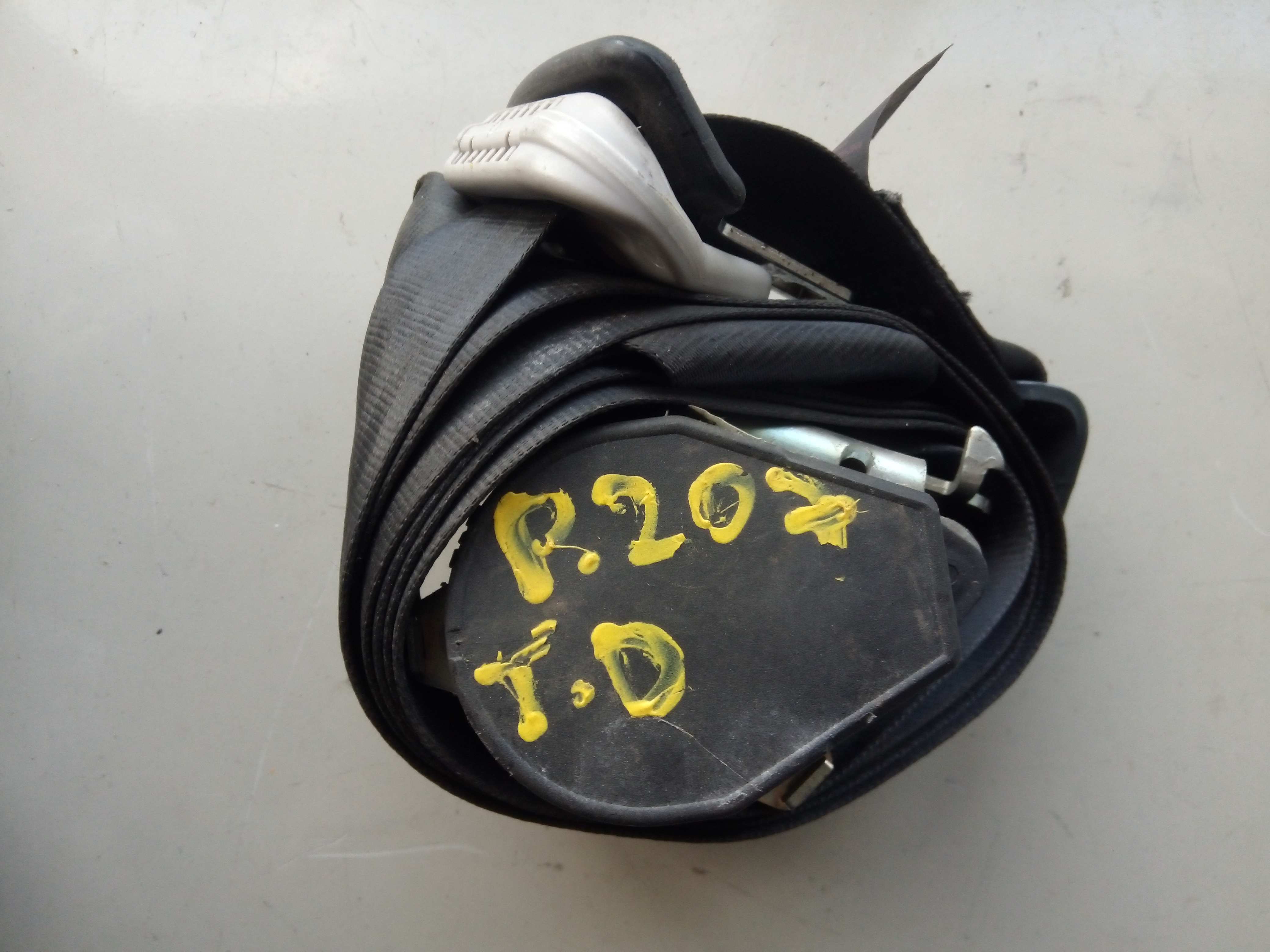 Right rear seatbelt PEUGEOT 207 (WA_, WC_)