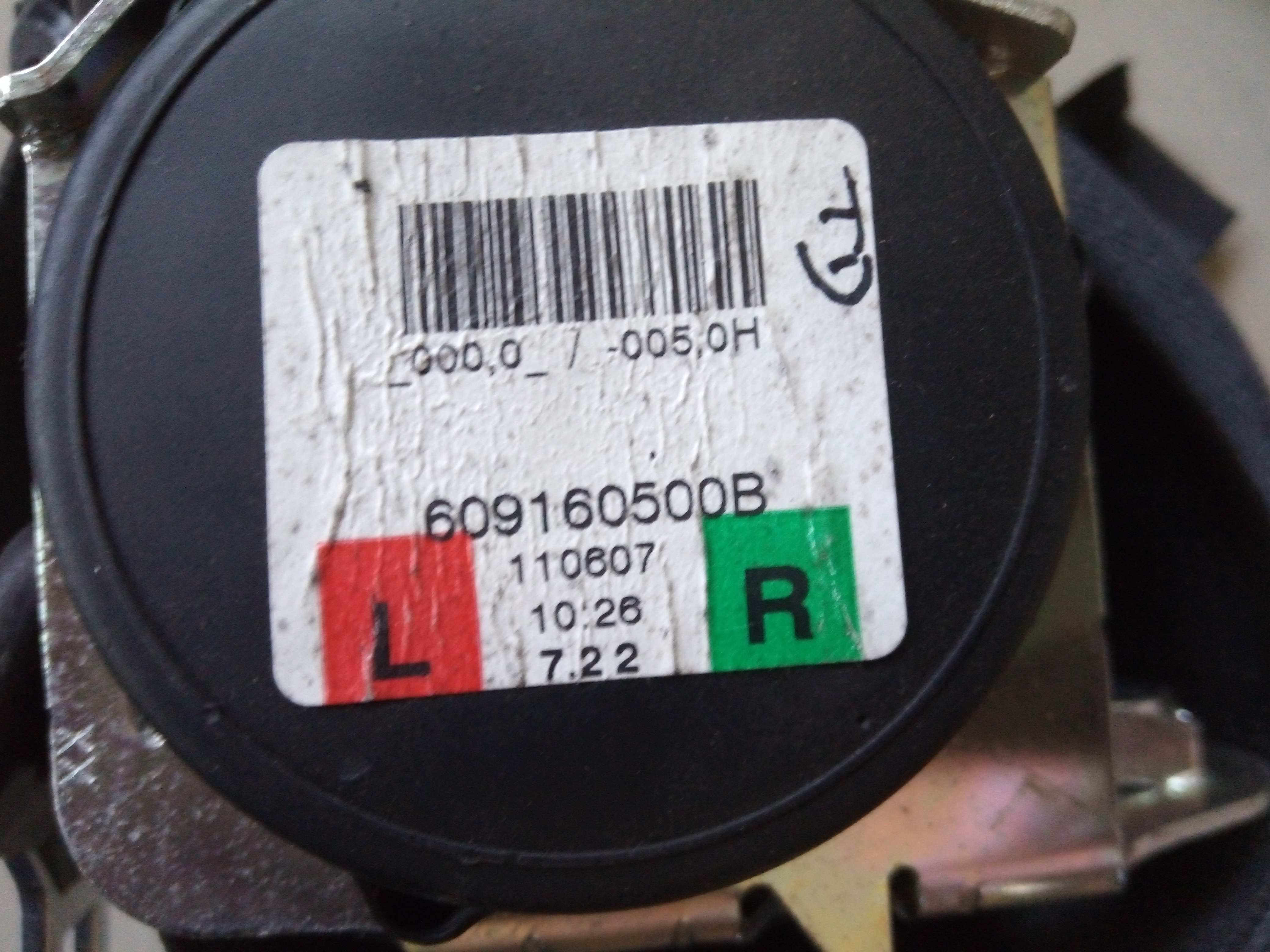 Right rear seatbelt OPEL Corsa D Imagem-2