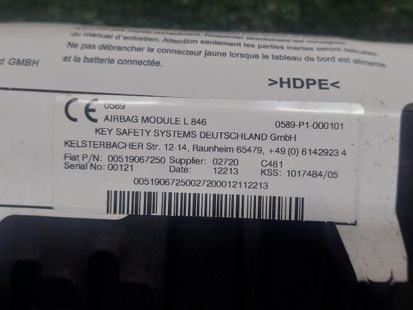 Kit de airbags LANCIA Ypsilon (312_) Imagem-5