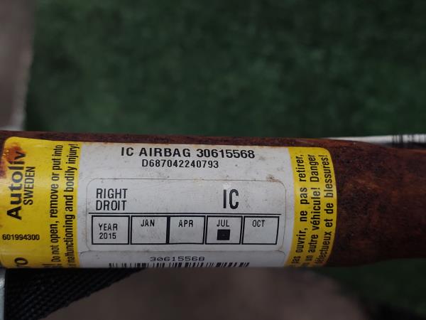 Airbag cortina direito VOLVO S40 II (MS) Imagem-2