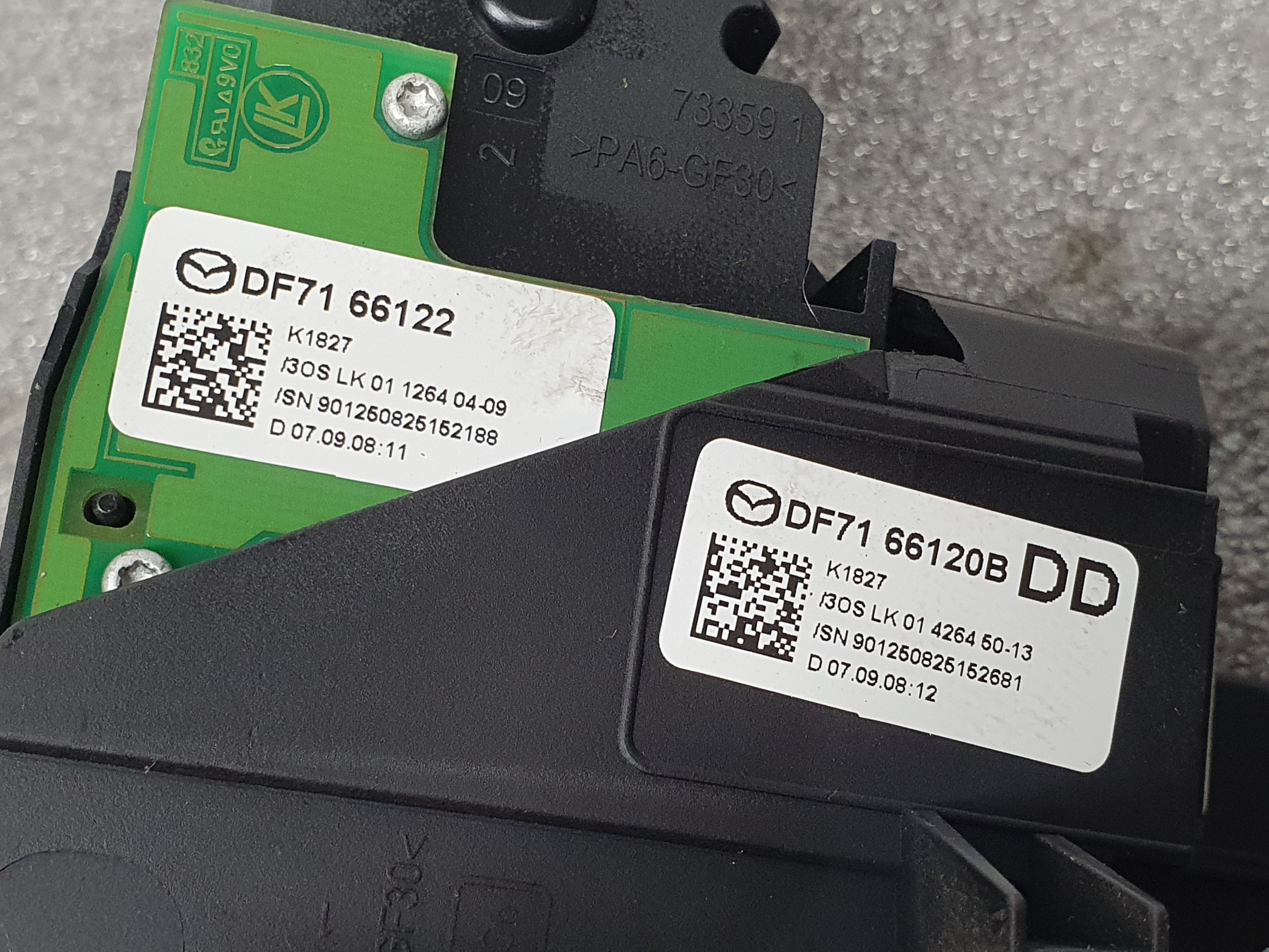 Conjunto / manetes de luzes e limpa vidros MAZDA 2 (DE) Imagem-6