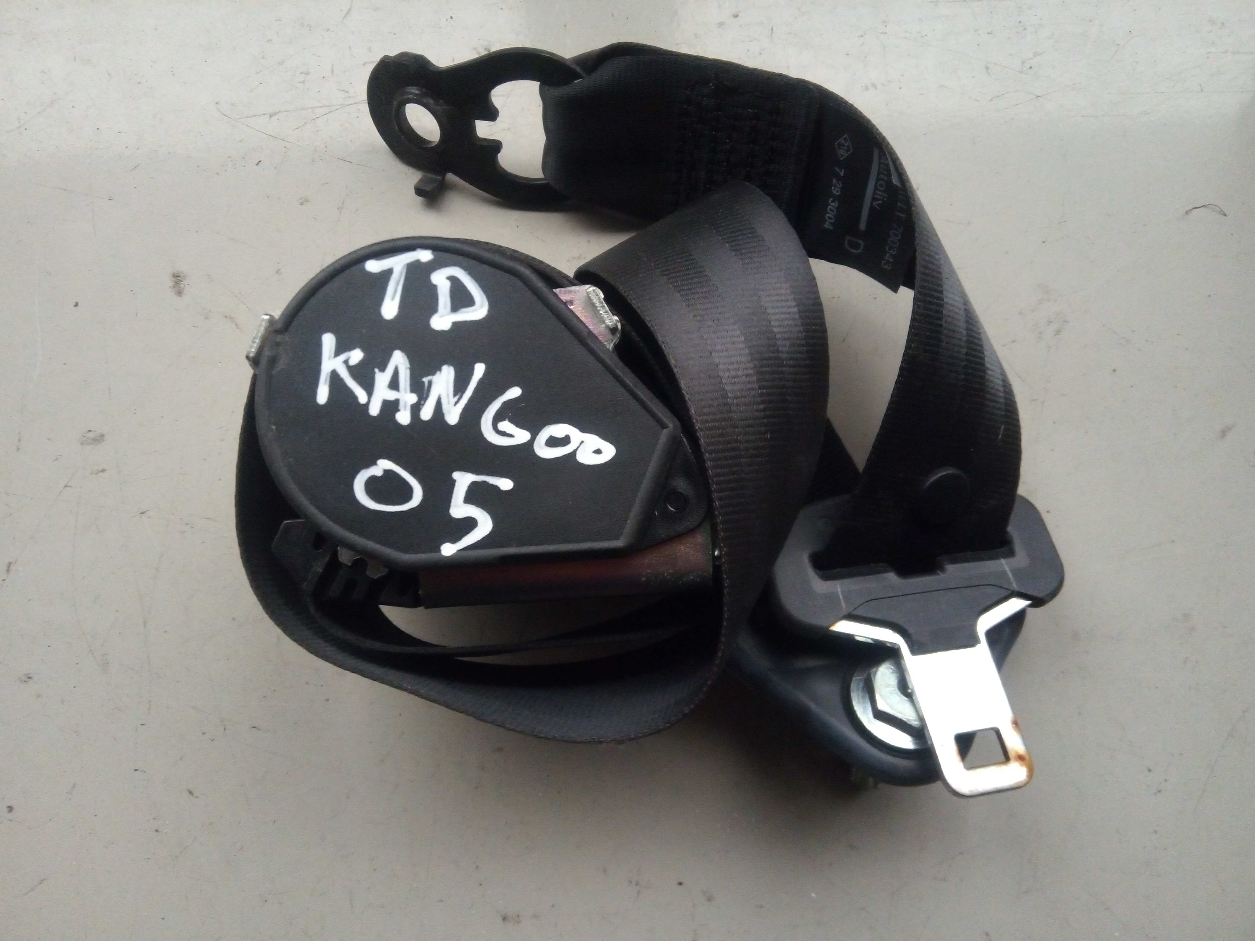 Right rear seatbelt RENAULT Kangoo (KC0/1_) Imagem-1