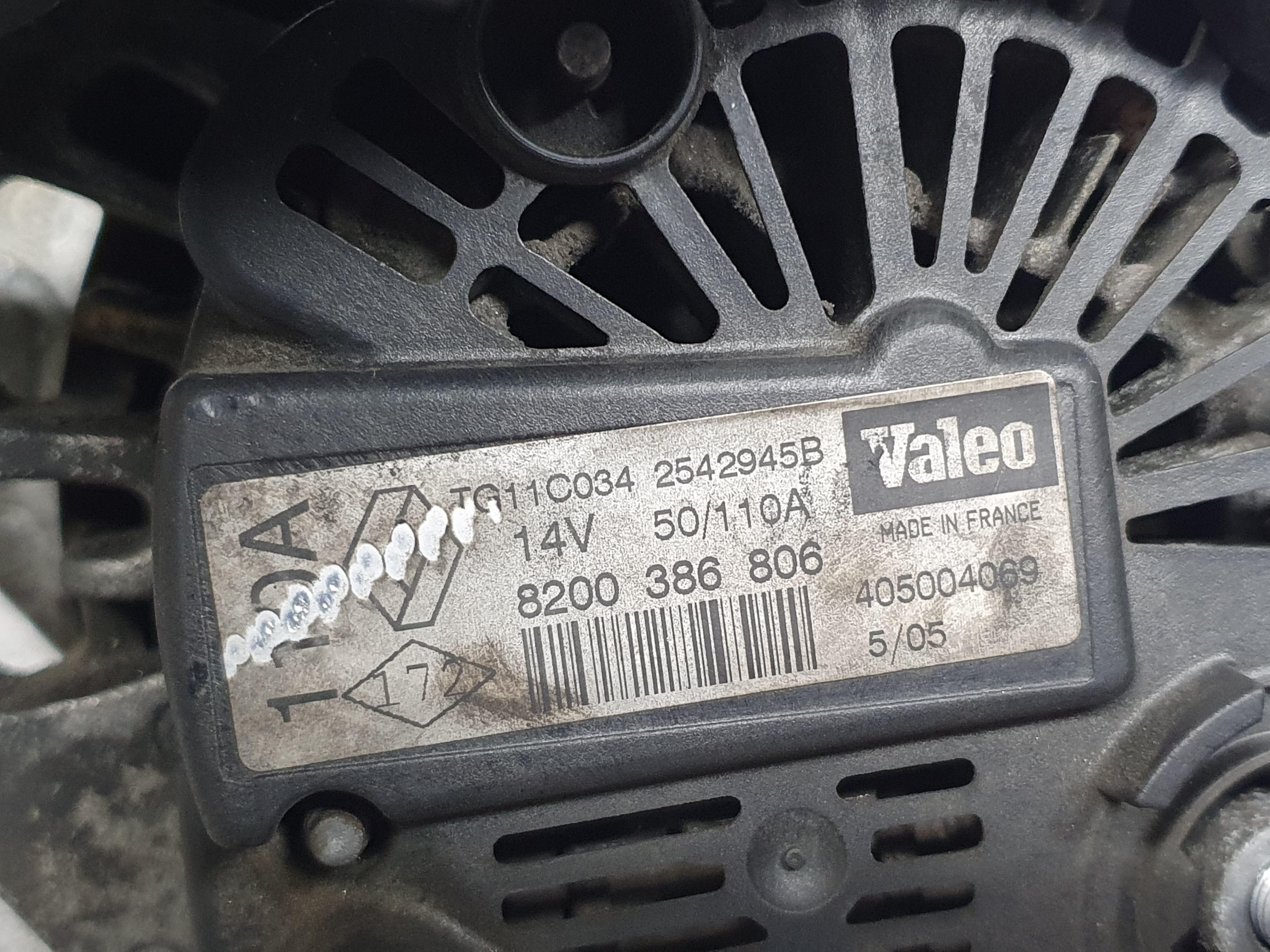 Alternador RENAULT Megane II Break (KM0/1_) Imagem-5