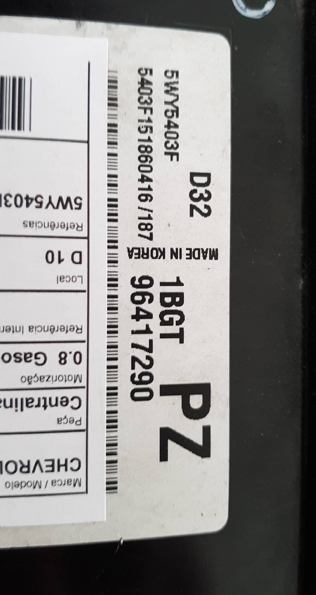 Centralina motor / ECU CHEVROLET Matiz (M200, M250) Imagem-1