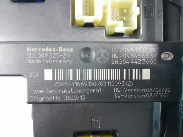 Caja fusibles / SAM / BSI MERCEDES-BENZ Classe C (W204) Imagem-2