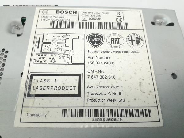 Radio / Autoradio ALFA ROMEO Giulietta (940_) Imagem-2