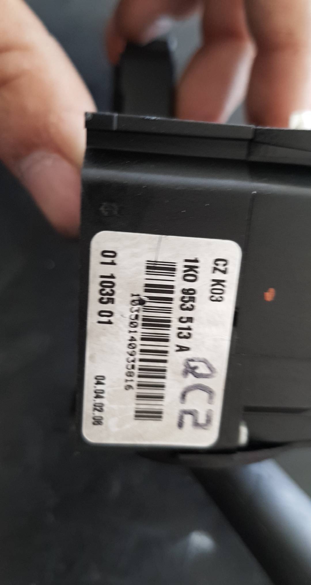 Conjunto / manetes de luzes e limpa vidros VOLKSWAGEN Golf V (1K1) Imagem-2