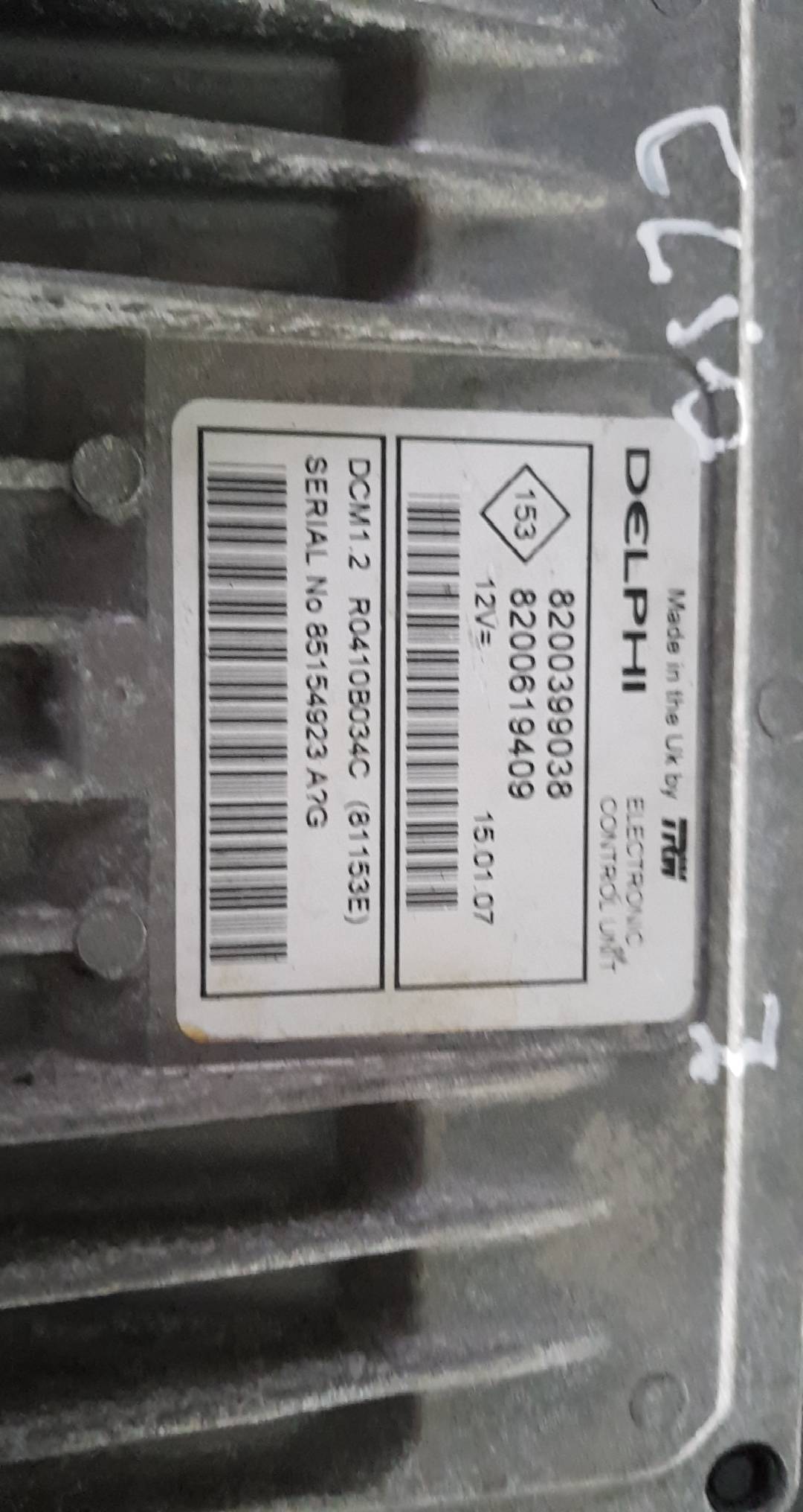 Kit imobilizador RENAULT Clio III (BR0/1, CR0/1) Imagem-2