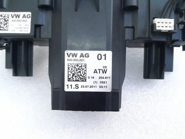 Conjunto / manetes de luzes e limpa vidros AUDI A1 (8X1, 8XK) Imagem-3