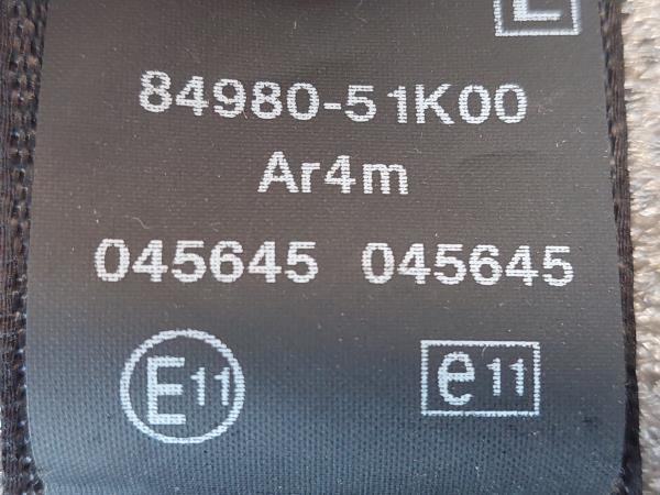 Left rear seatbelt OPEL Agila B (H08) Imagem-2