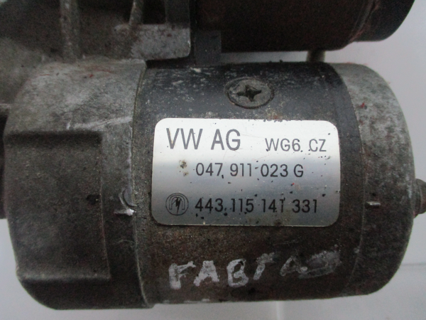 Motor de arranque SKODA Fabia I Hatchback (6Y2) Imagem-3