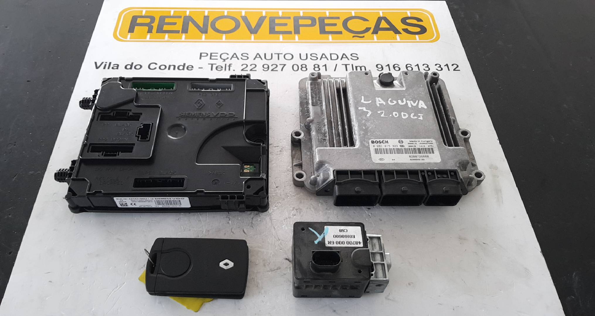 Kit imobilizador RENAULT Laguna III (BT0/1)
