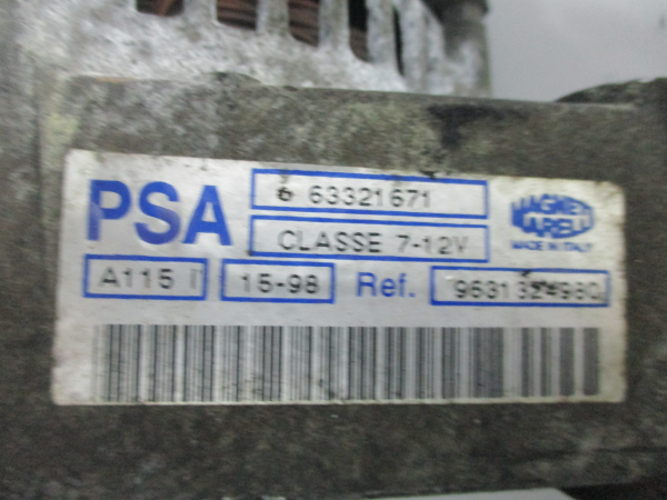 Alternador CITROËN XSara (N1) Imagem-3