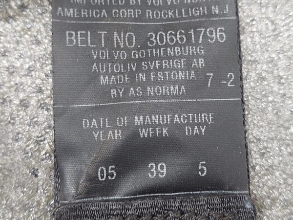 Left rear seatbelt VOLVO V50 (MW) Imagem-2