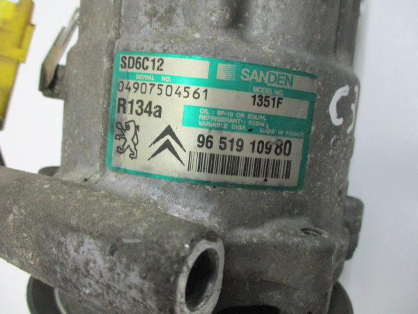 Compressor AC CITROËN C3 I (FC_) Imagem-3 Compressor AC CITROËN C3 I (FC_) Imagem-3