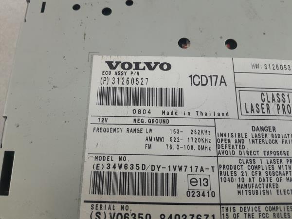 Radio / Autoradio VOLVO S40 II (MS) Imagem-2