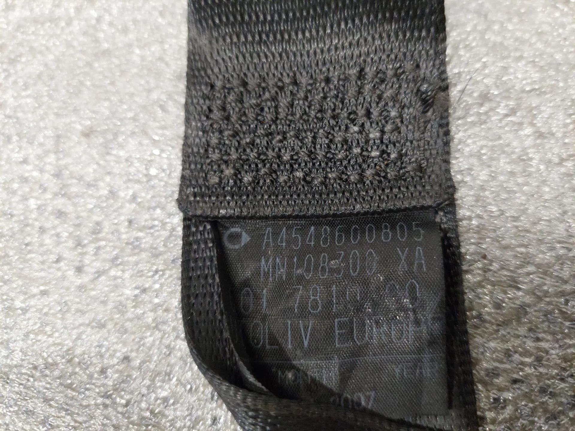 Right rear seatbelt MITSUBISHI Colt VI (Z3_A, Z2_A) Imagem-4