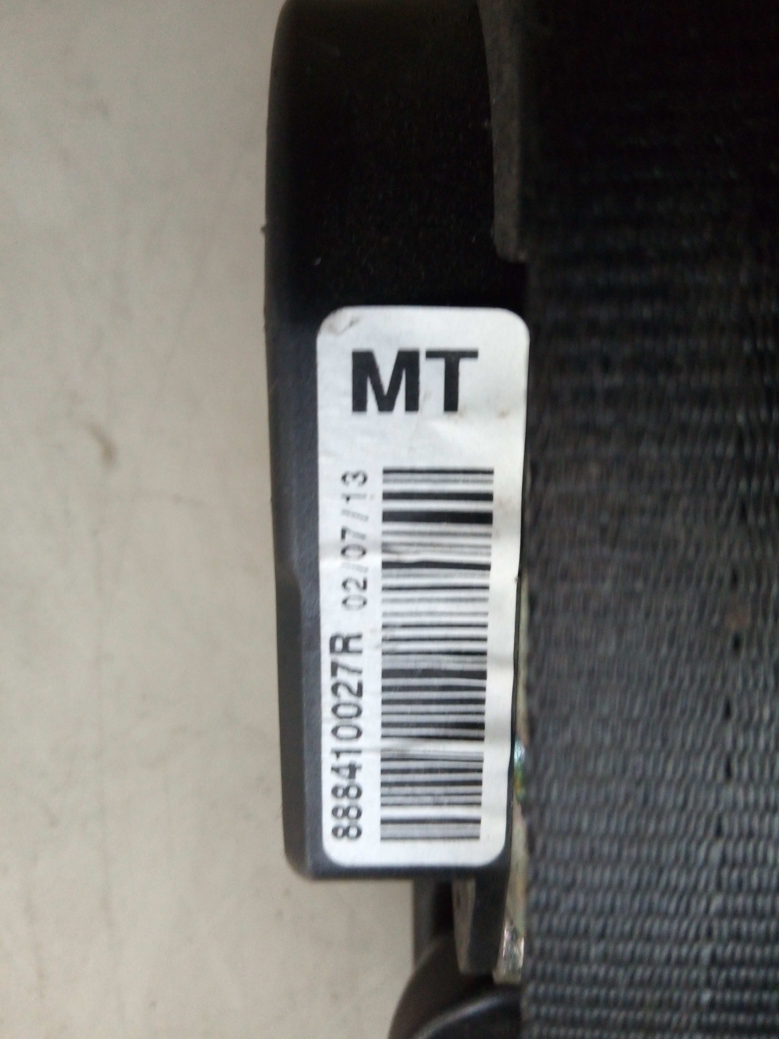 Left rear seatbelt RENAULT Megane III (BZ0_) Imagem-1