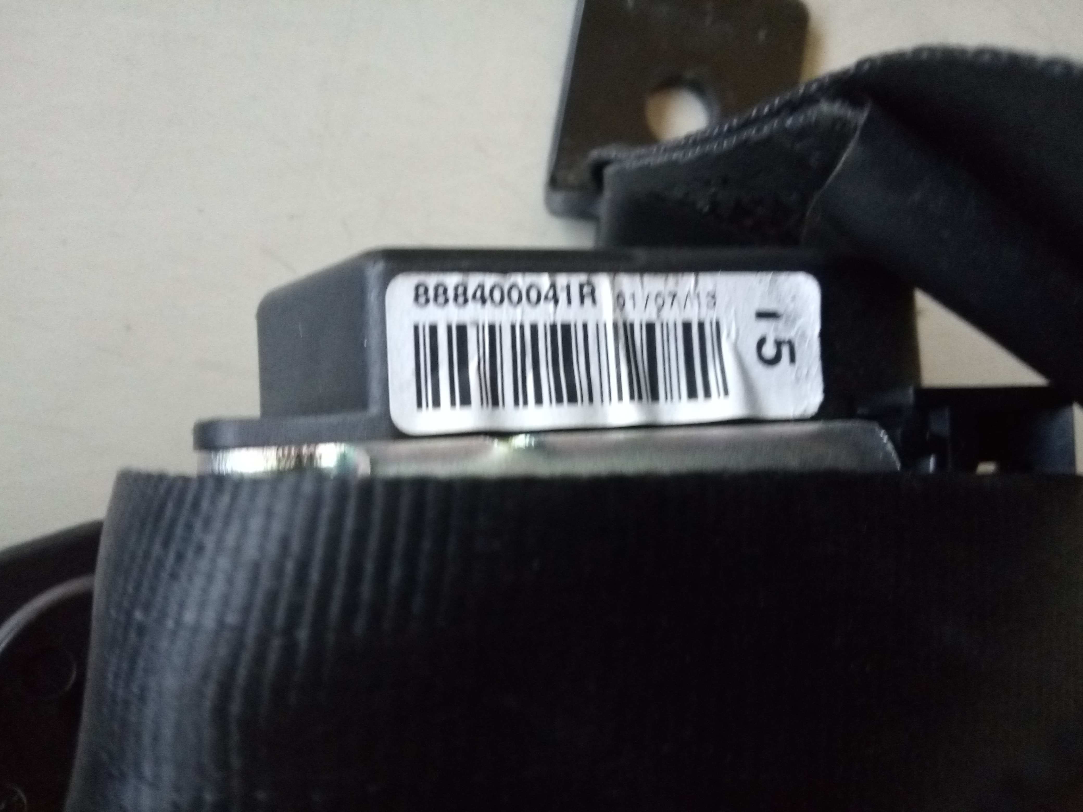 Right rear seatbelt RENAULT Megane III (BZ0_) Imagem-1